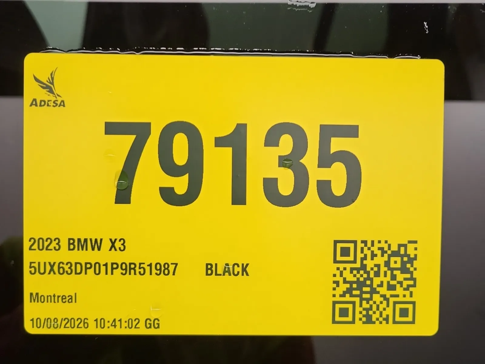 Inventory Label Photo