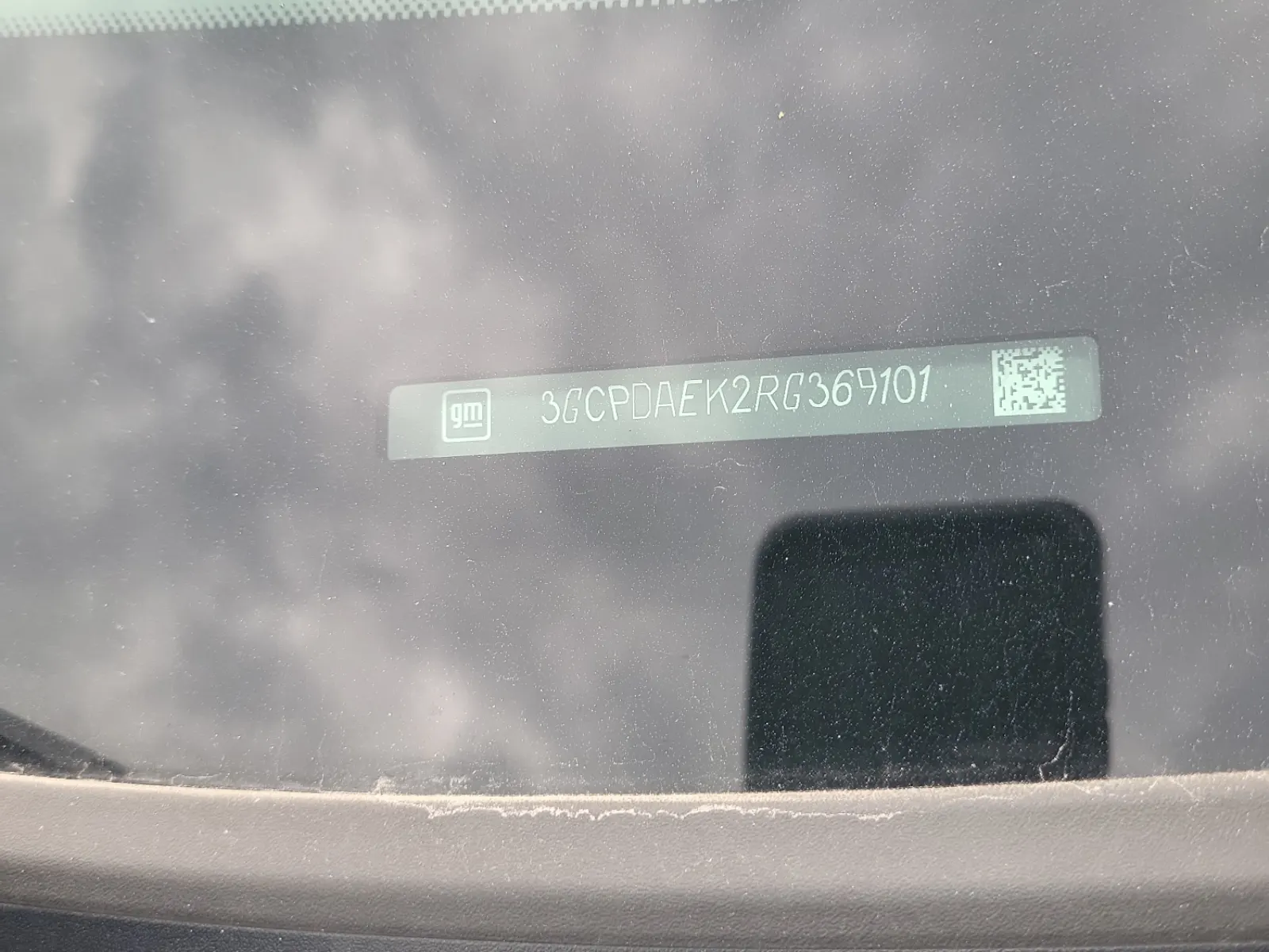 Dash VIN Plate Photo