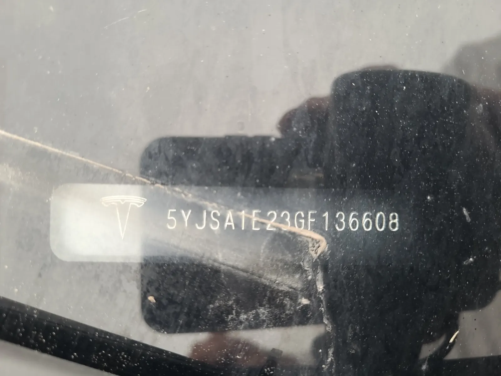 Dash VIN Plate Photo