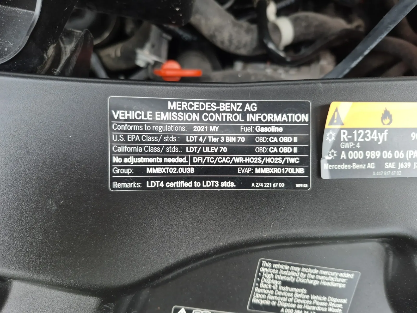 Emission Sticker Photo