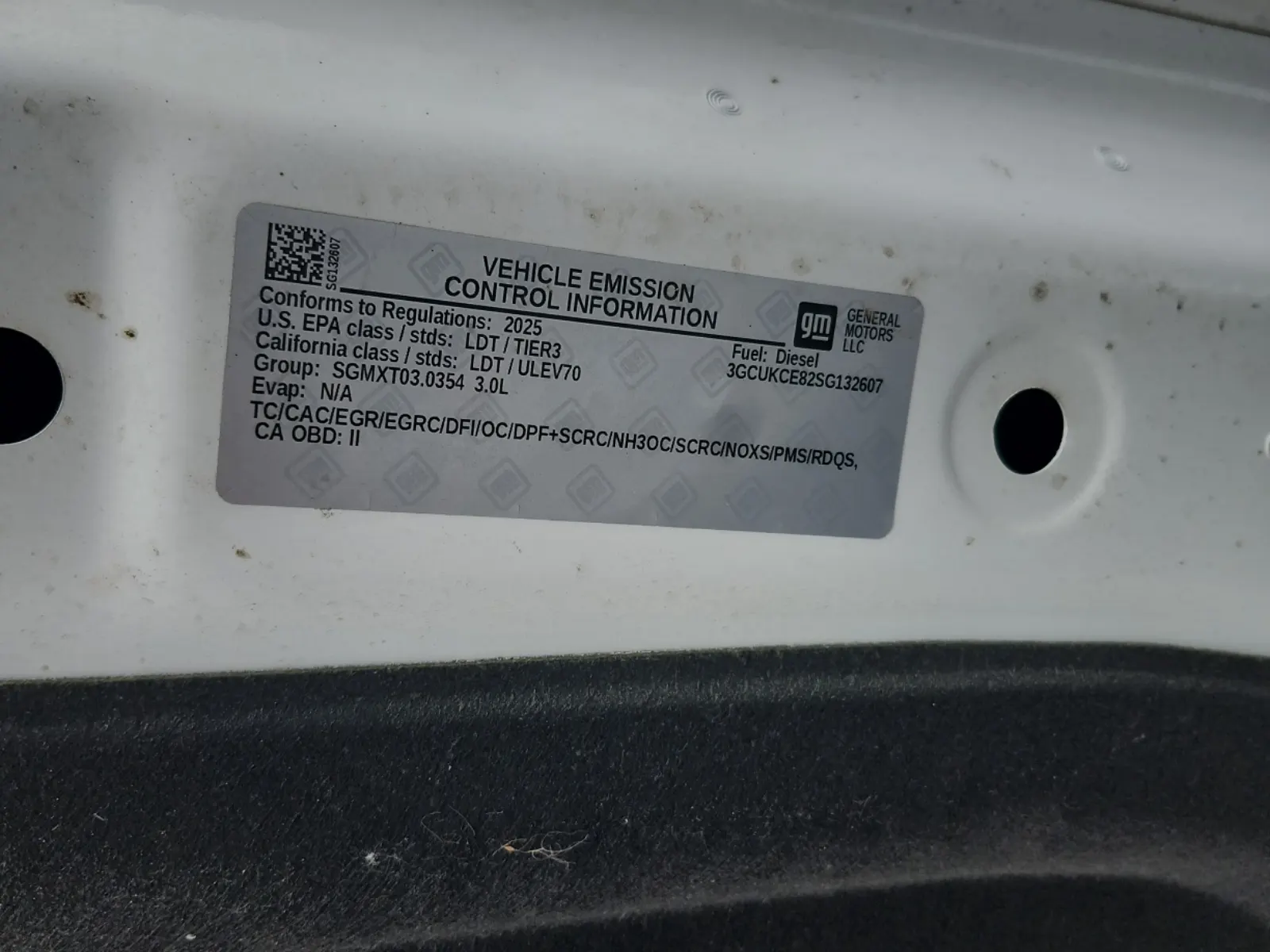 Emission Sticker Photo