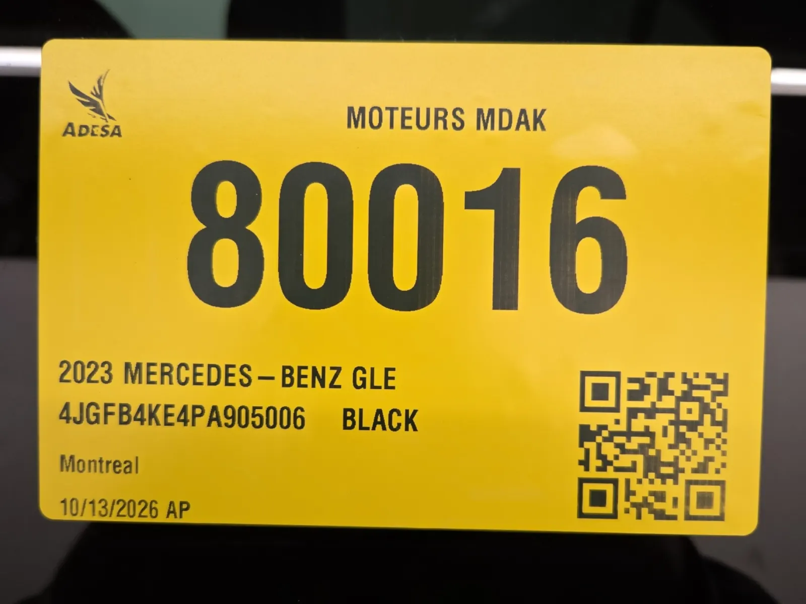 Inventory Label Photo