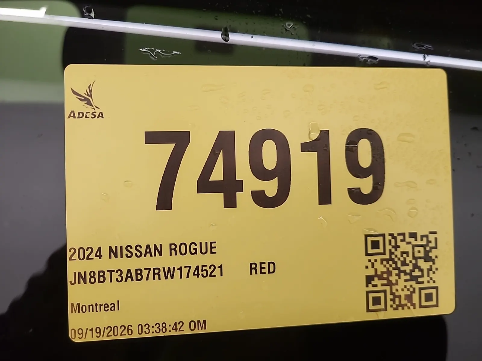 Inventory Label Photo
