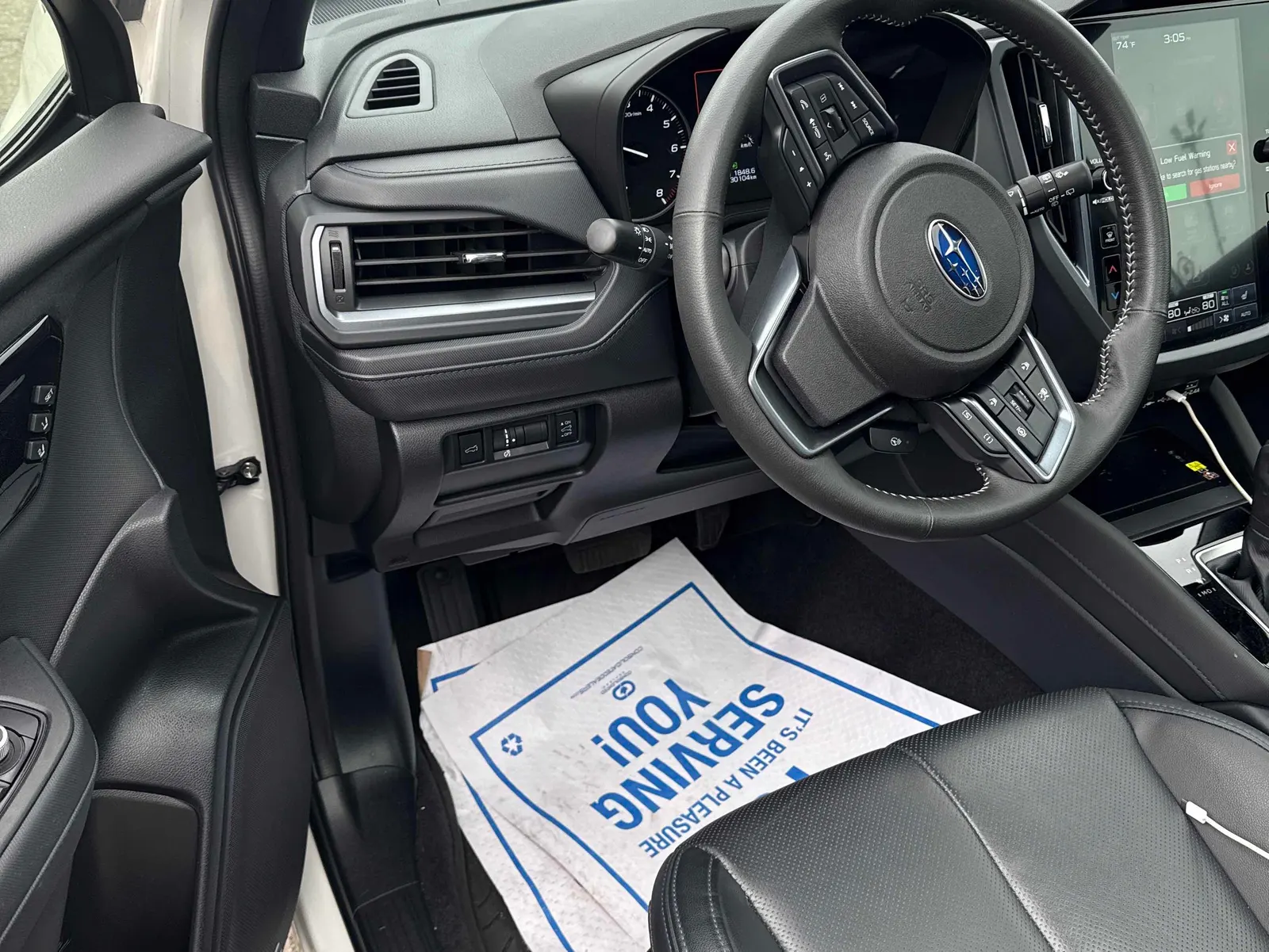 Interior driver side