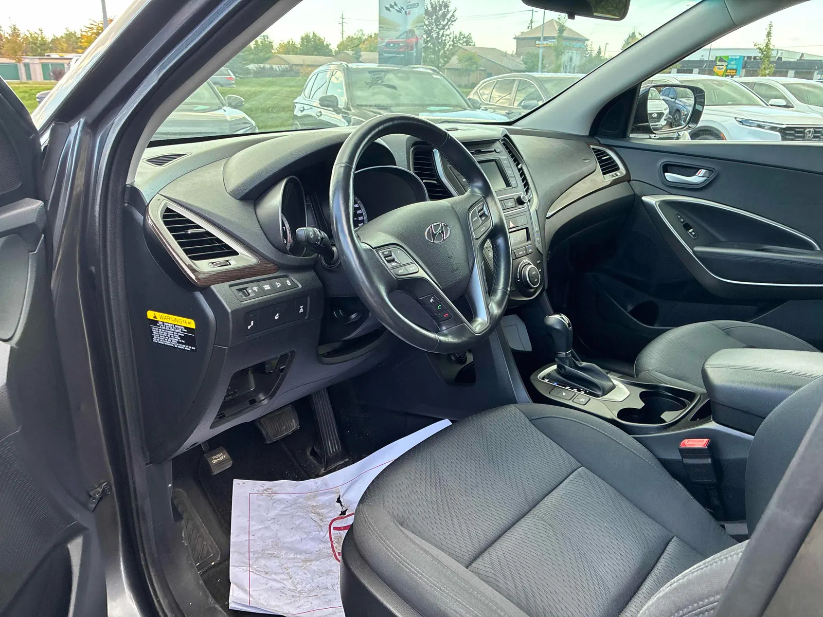 Interior driver side