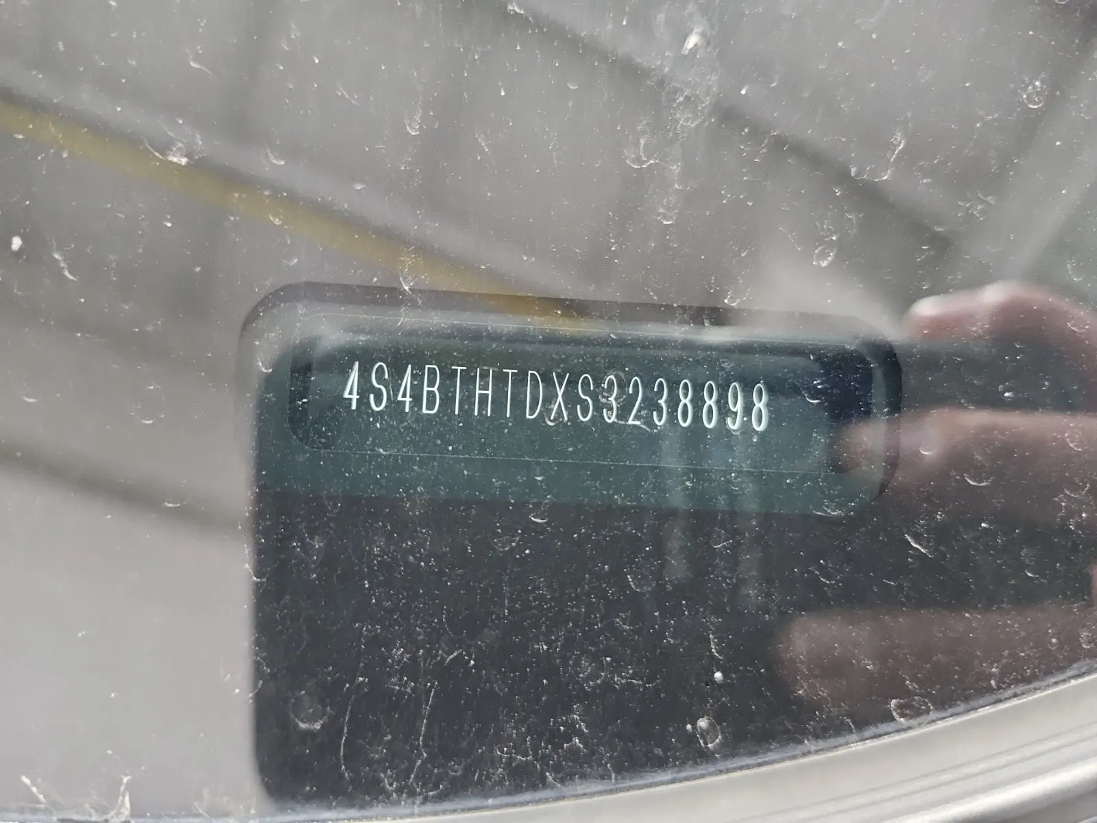 Dash VIN Plate Photo