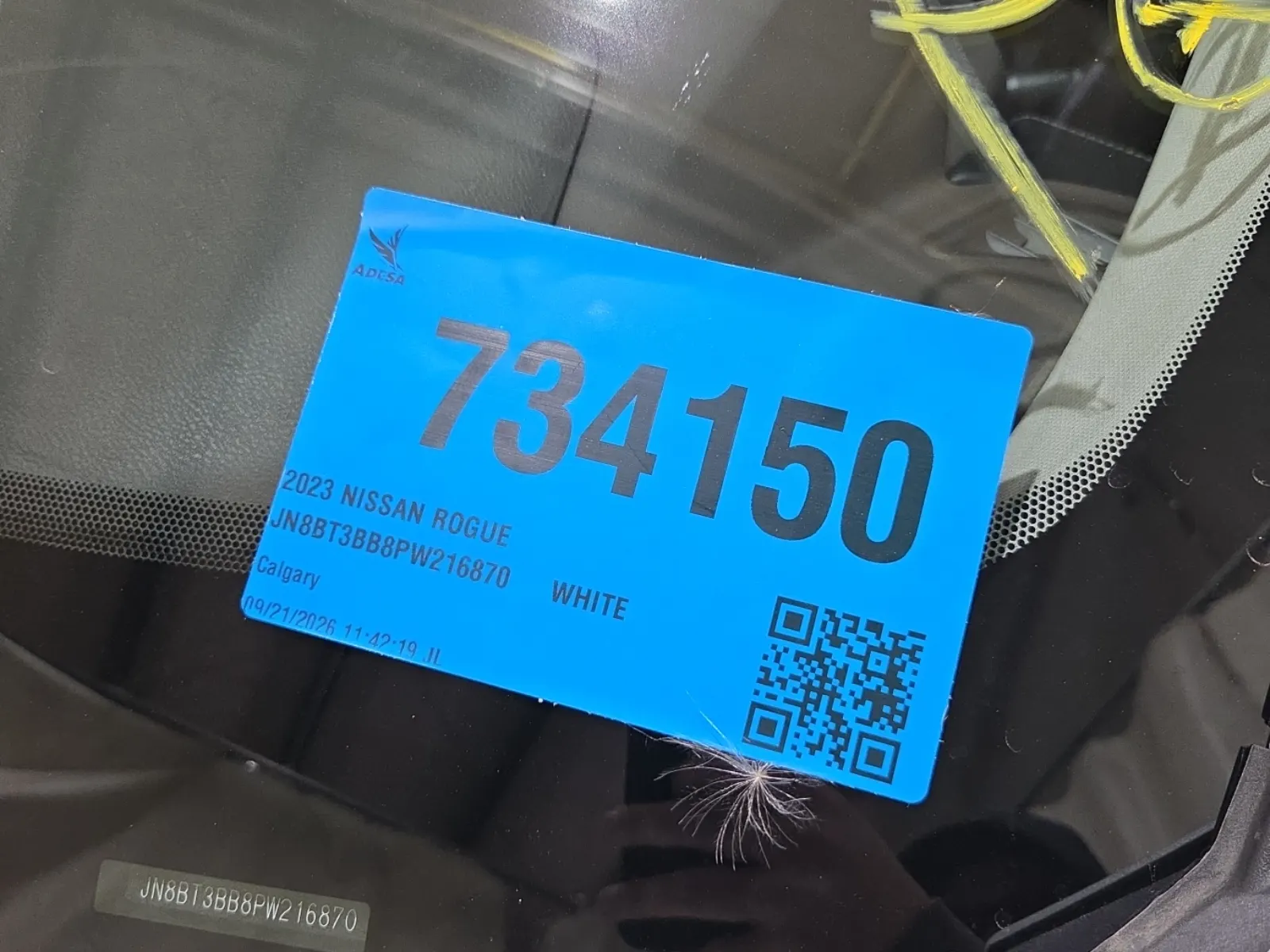 Inventory Label Photo