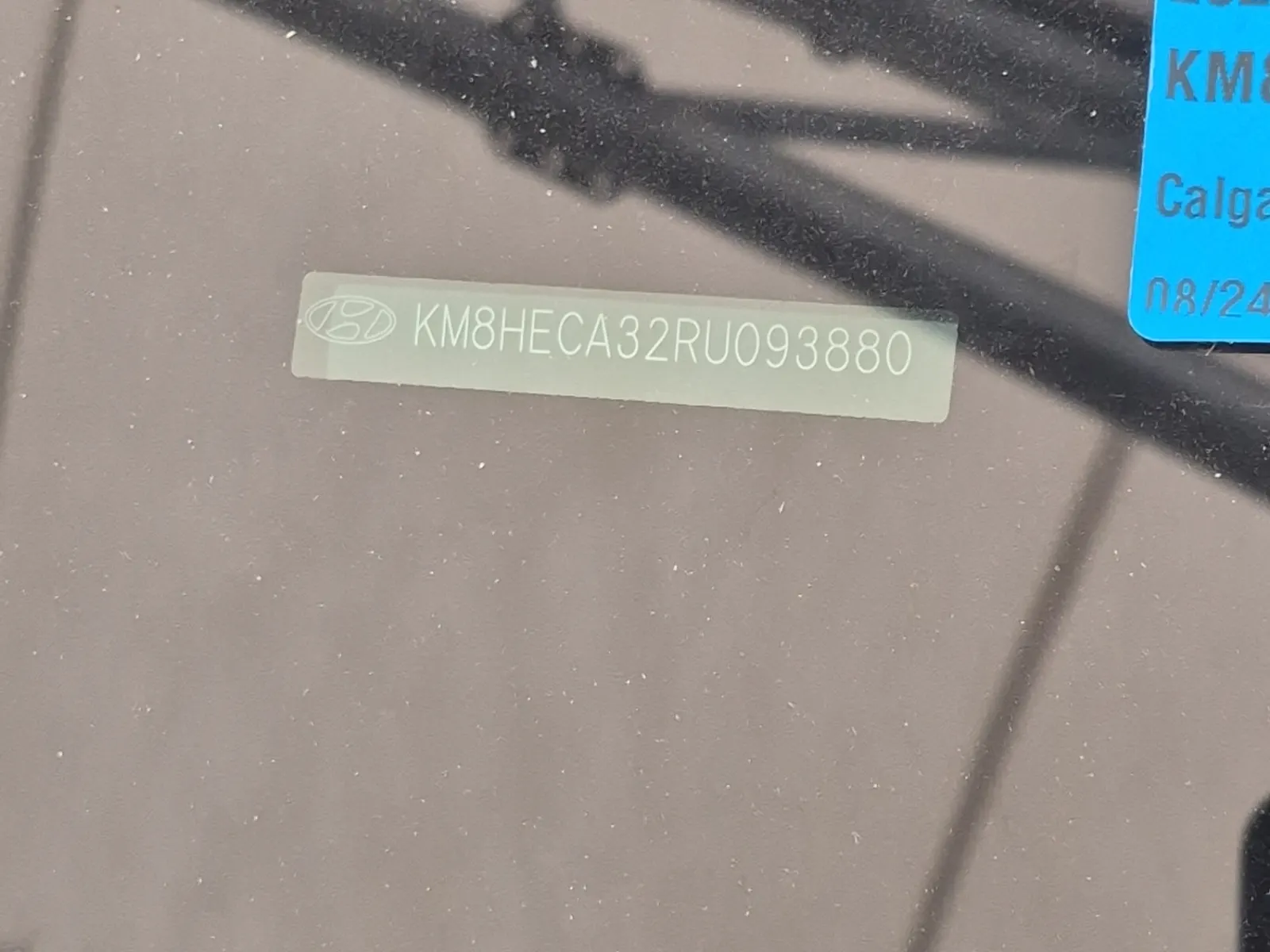 Dash VIN Plate Photo