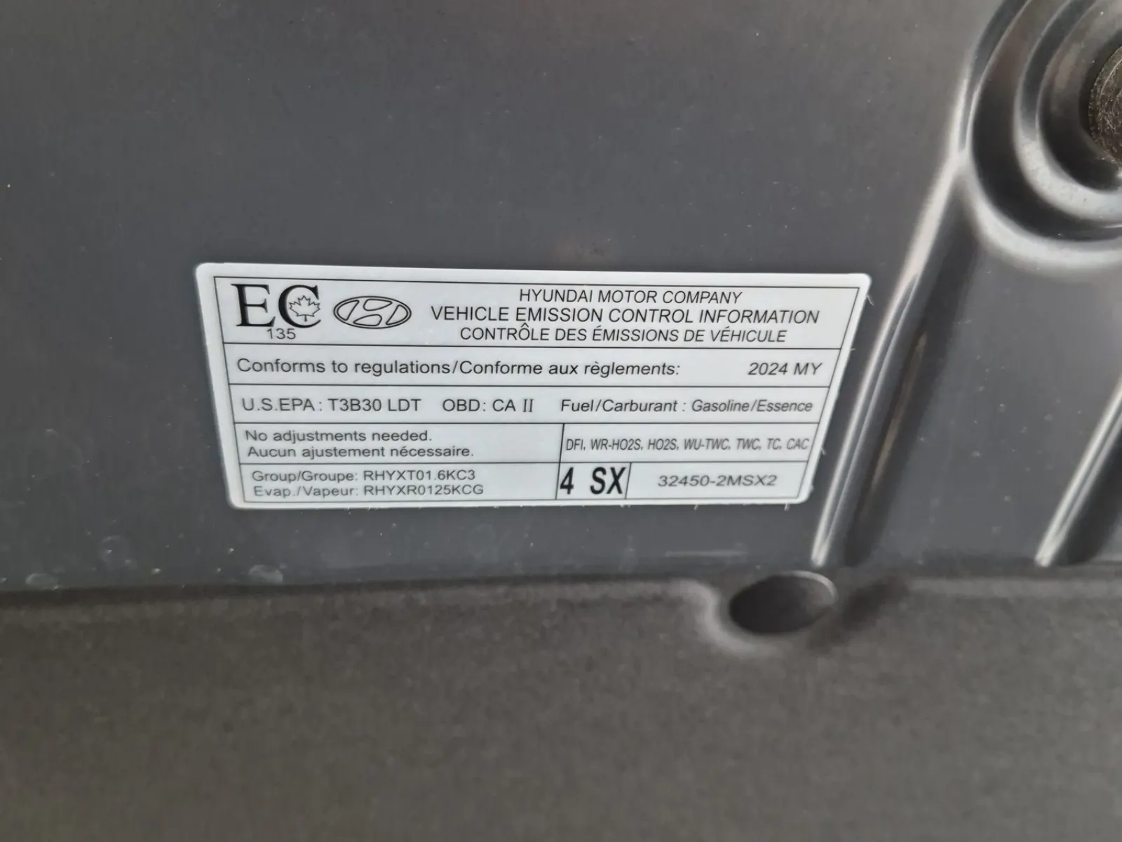 Emission Sticker Photo