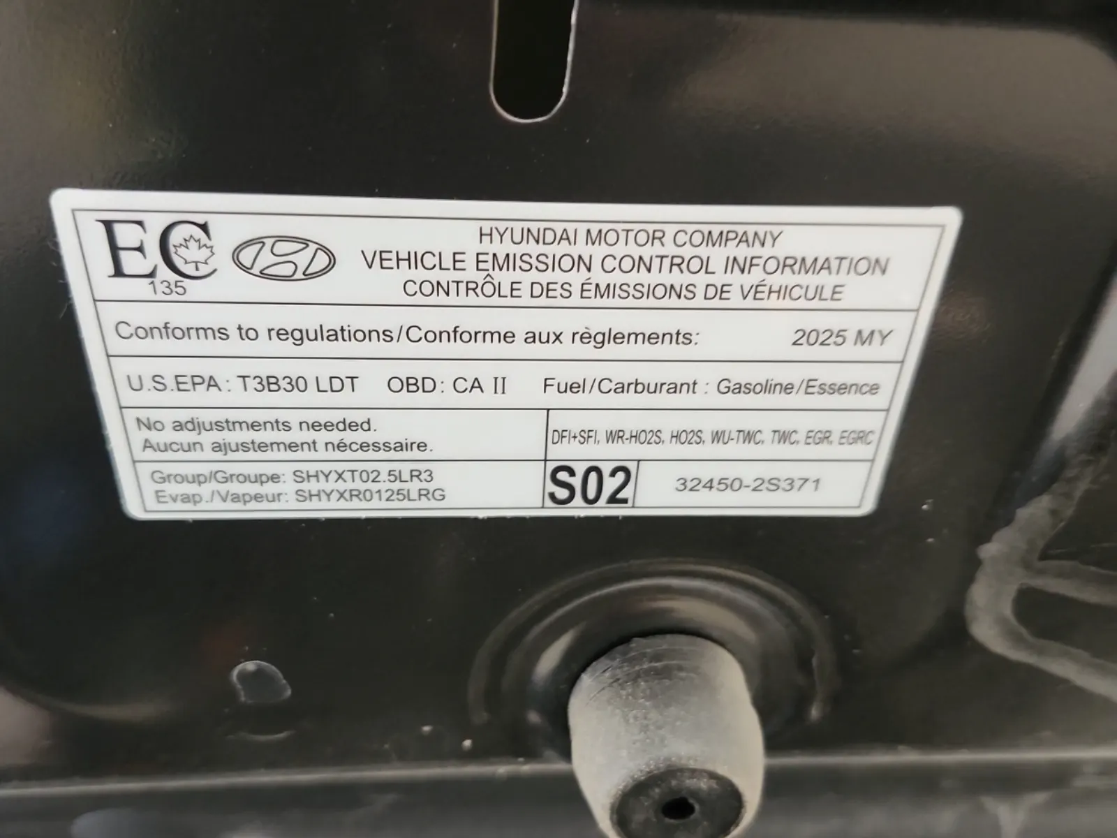 Emission Sticker Photo
