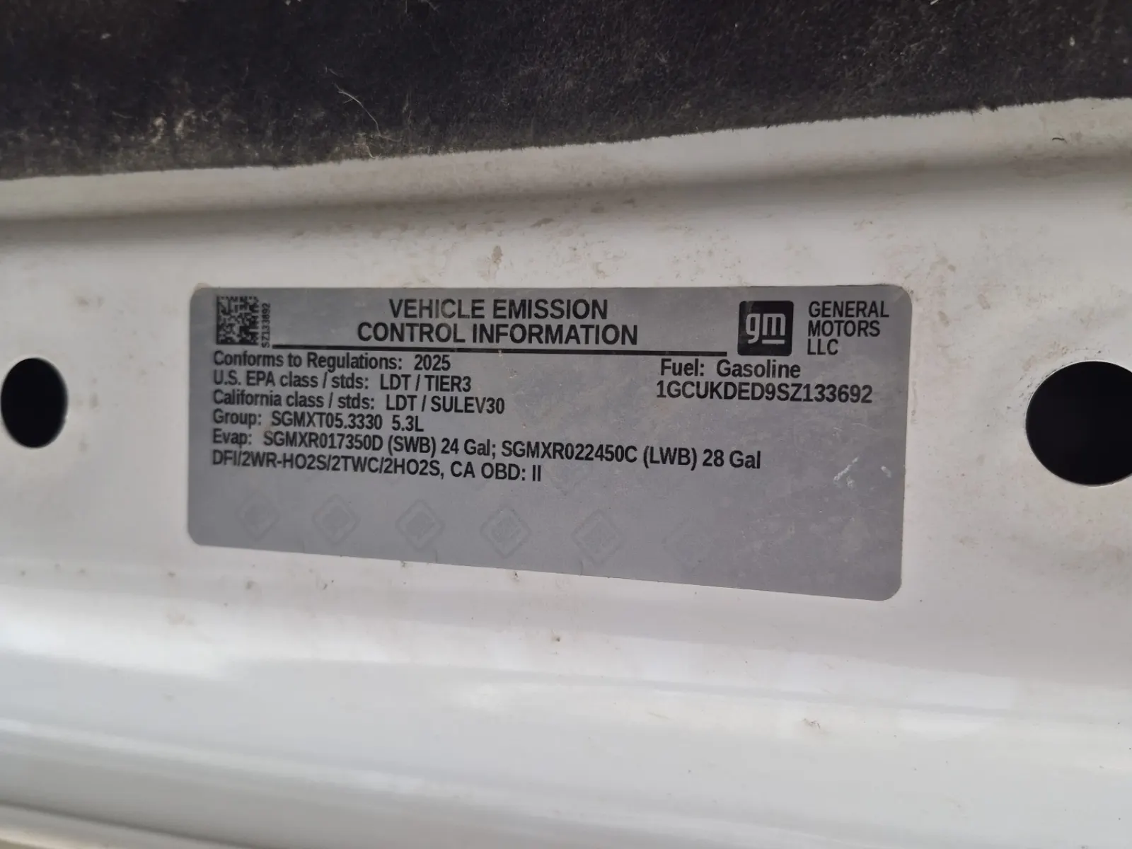 Emission Sticker Photo