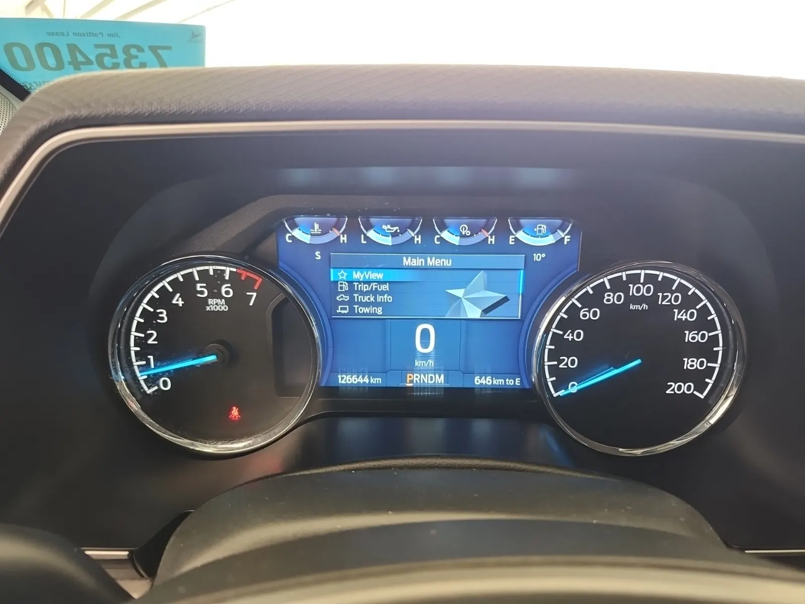 Odometer Photo
