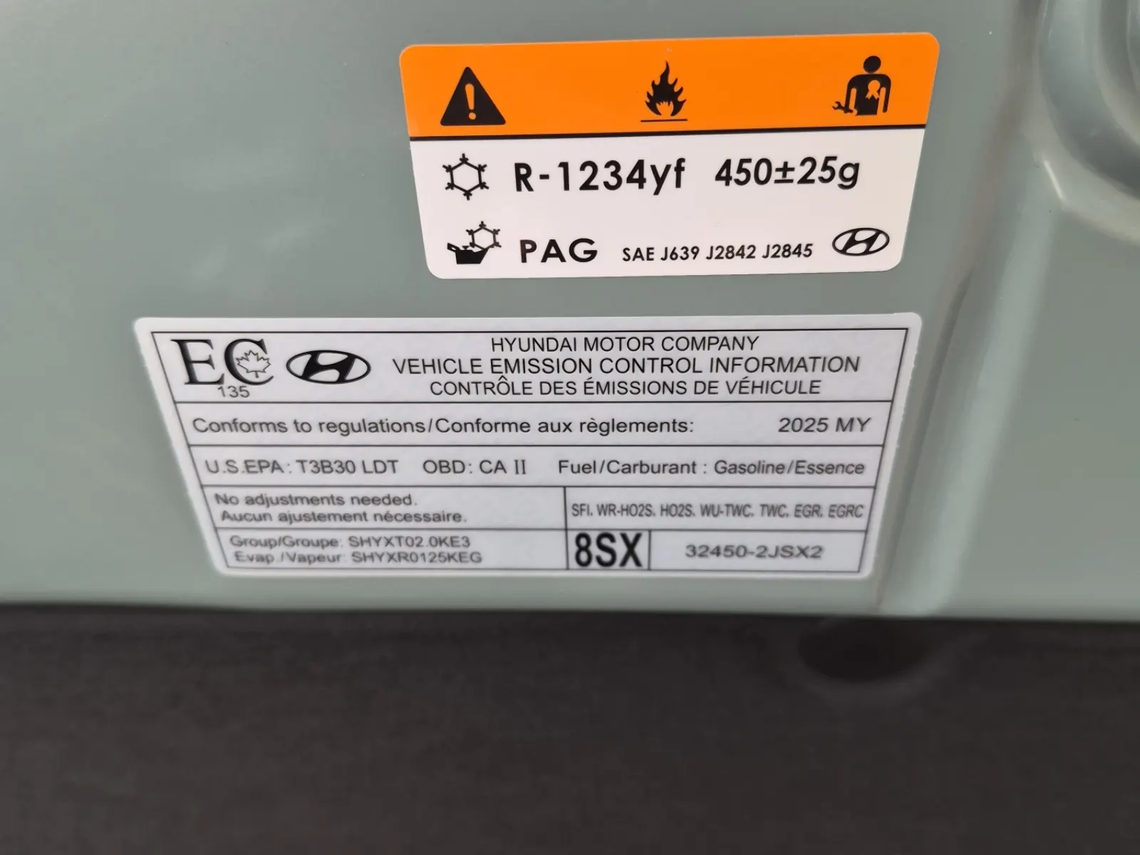 Emission Sticker Photo