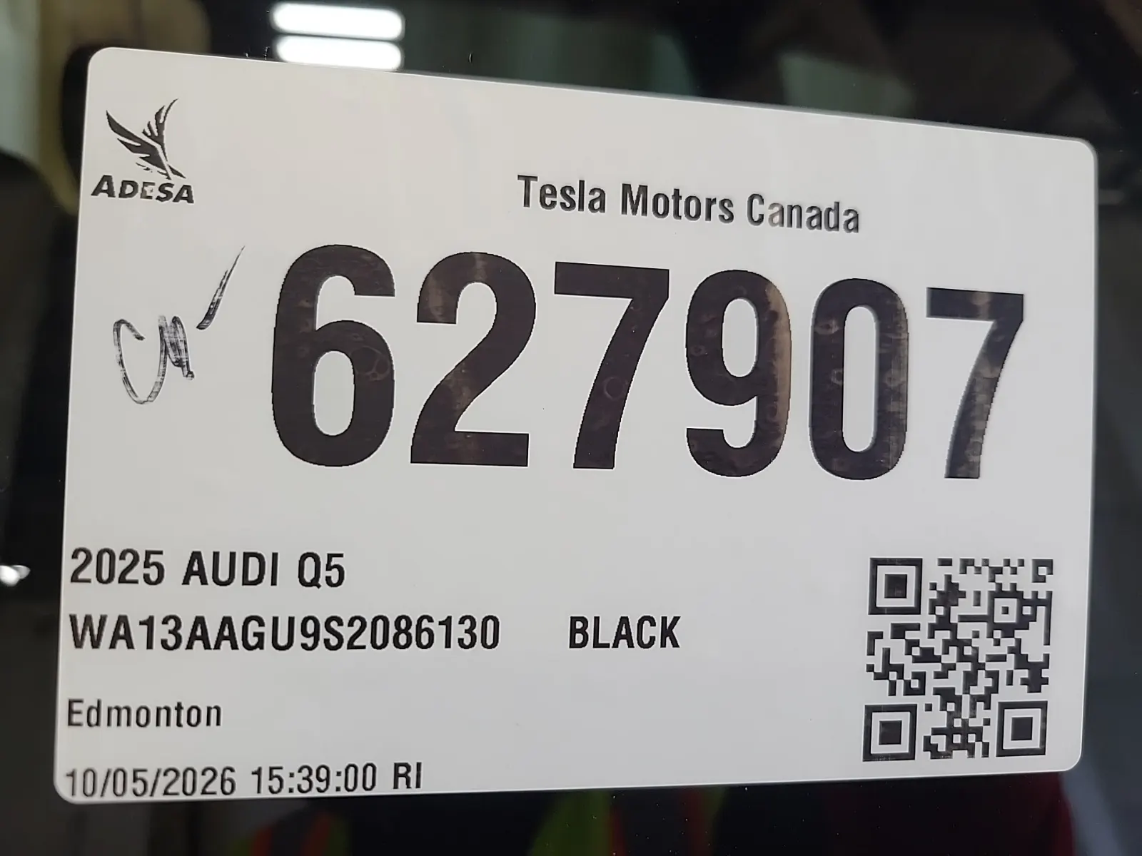 Inventory Label Photo