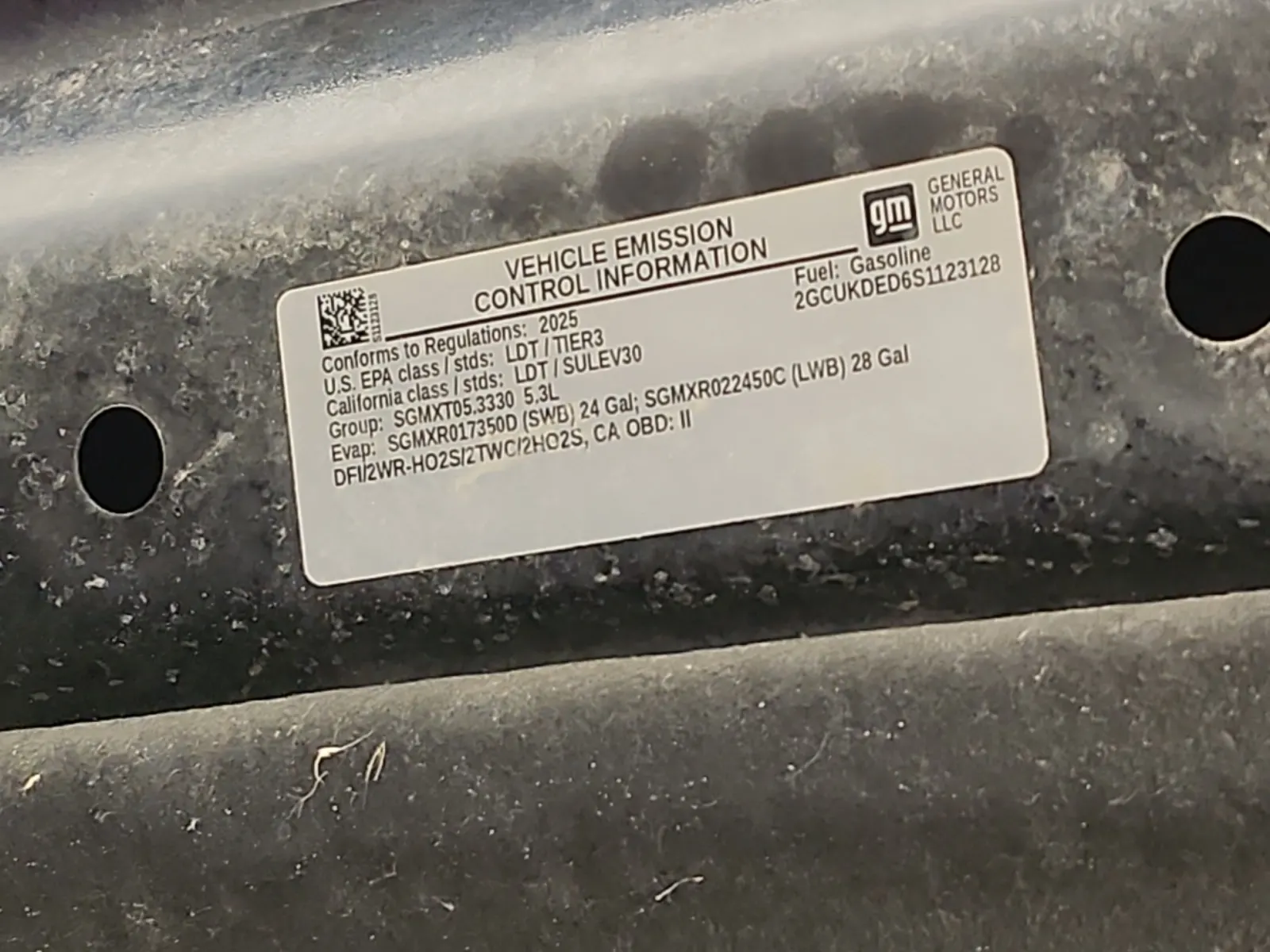 Emission Sticker Photo