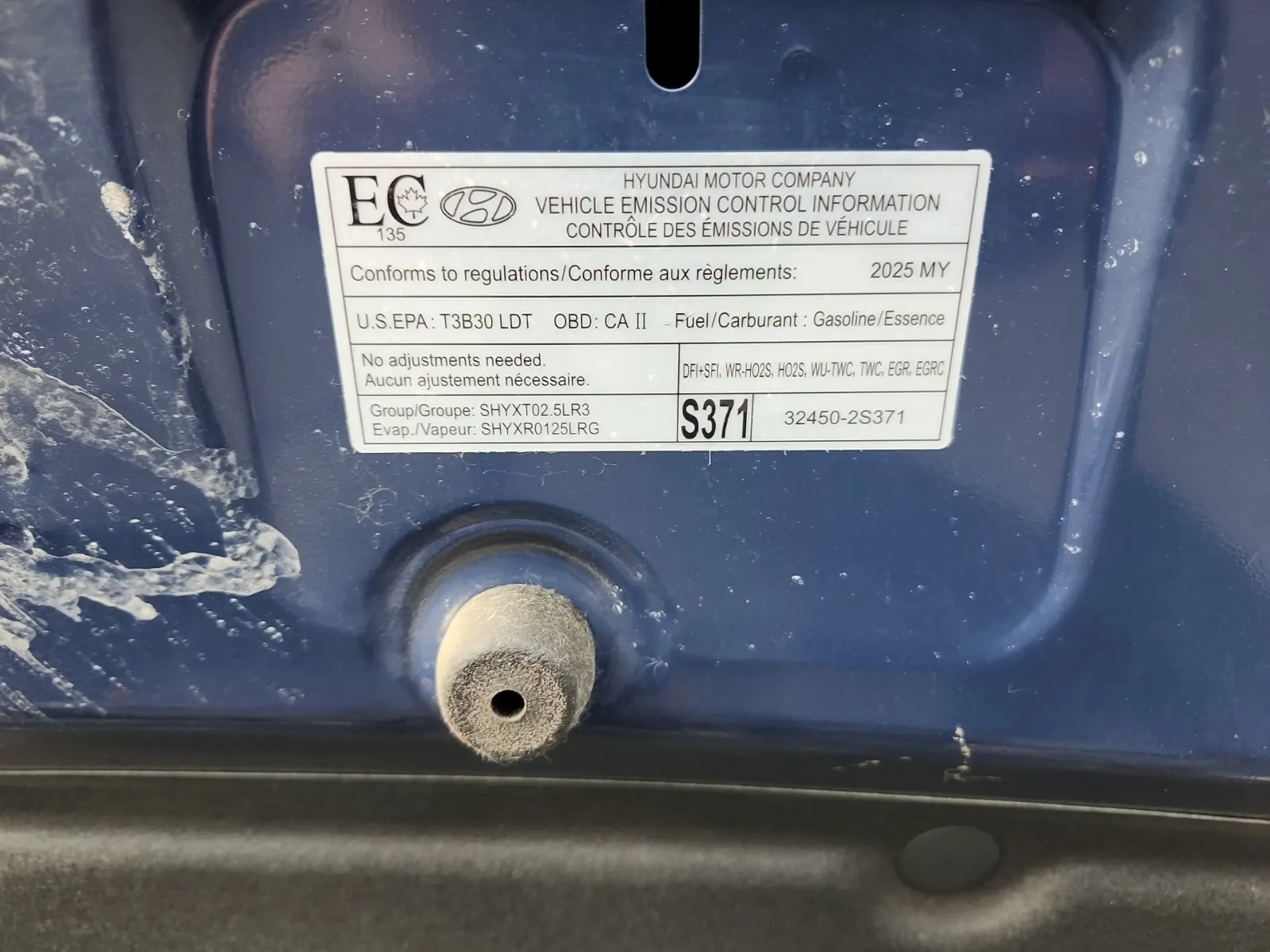 Emission Sticker Photo