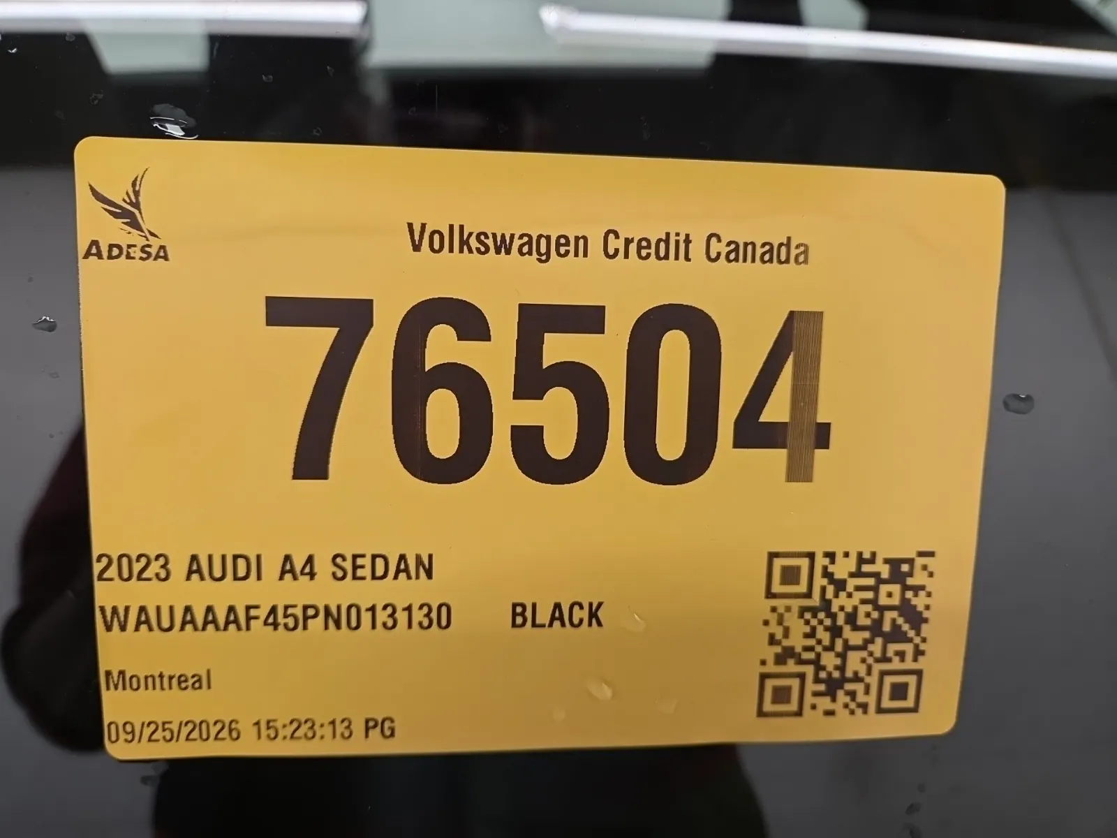 Inventory Label Photo