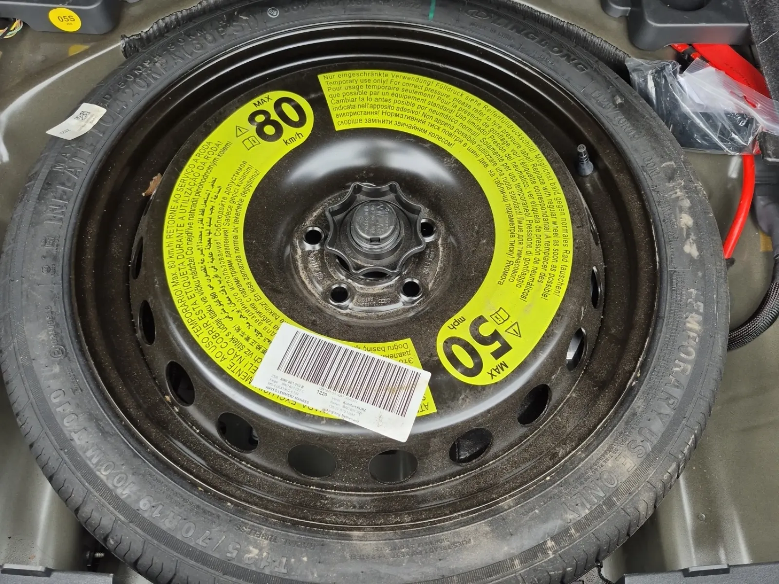 Spare Tire & Wheel Photo