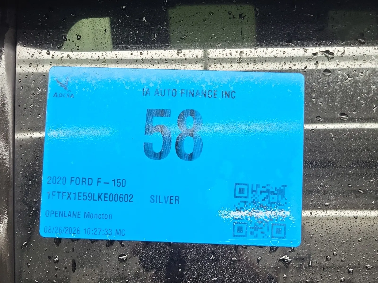 Inventory Label Photo
