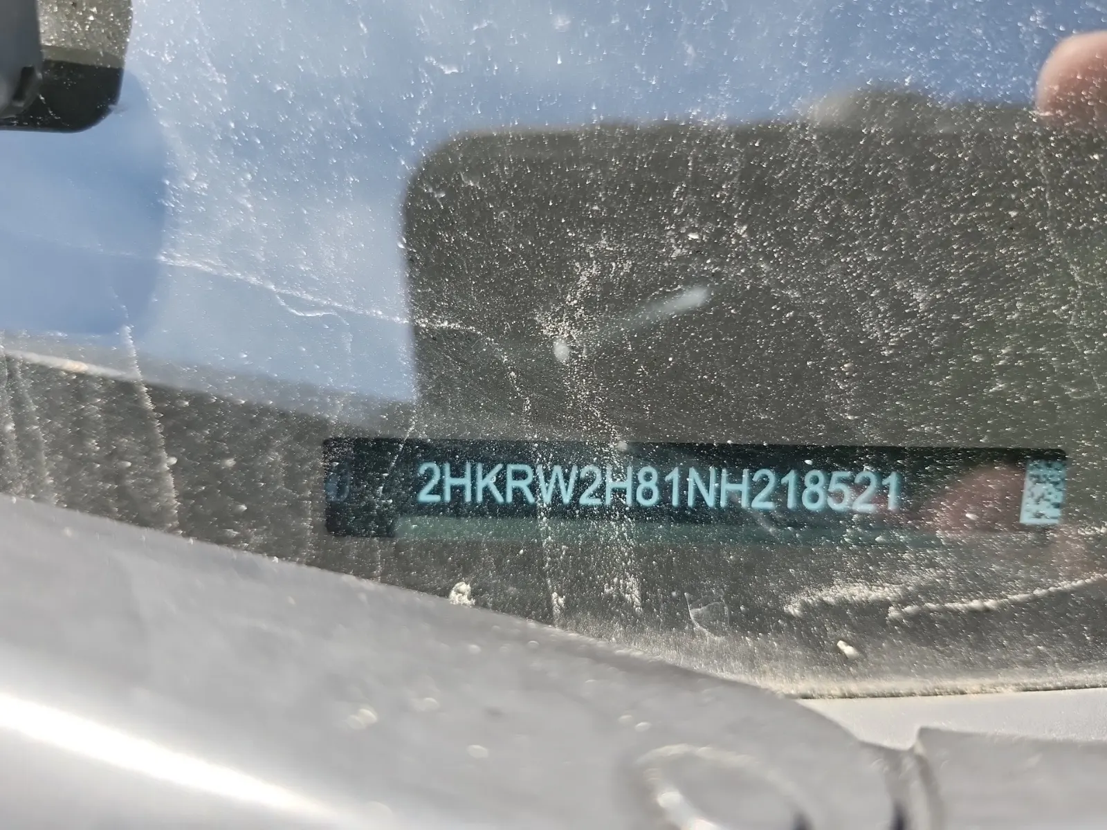 Dash VIN Plate Photo