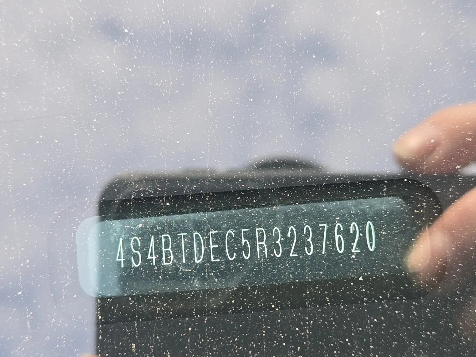 Dash VIN Plate Photo