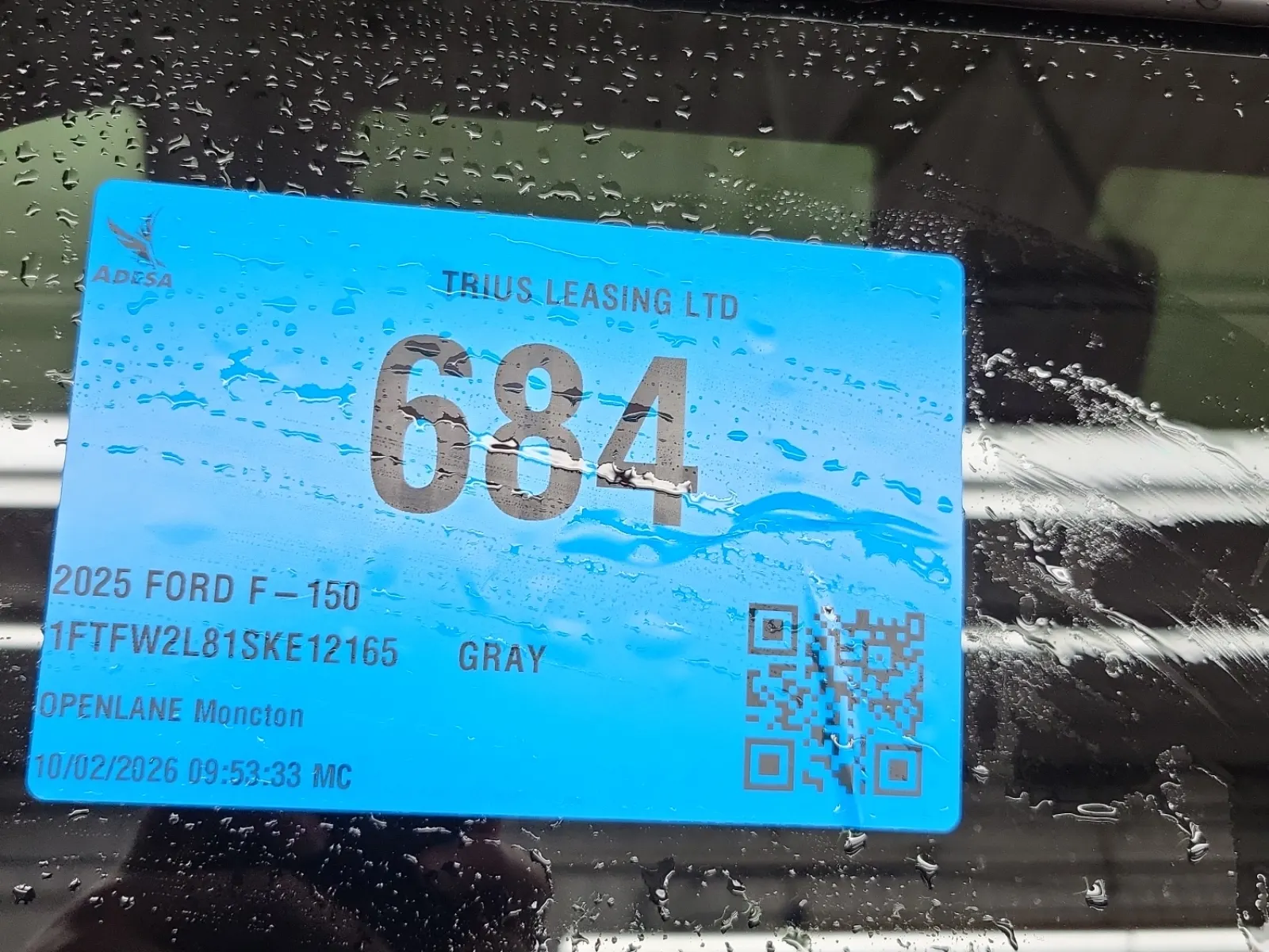 Inventory Label Photo
