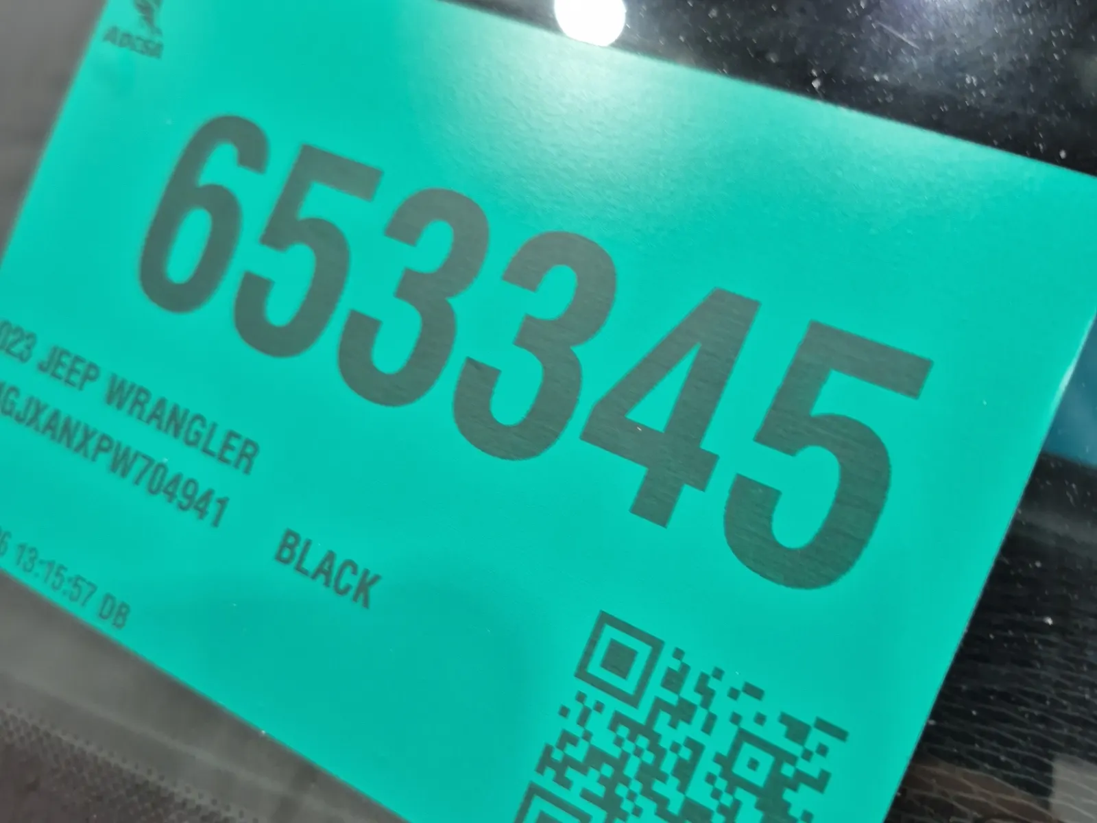 Inventory Label Photo