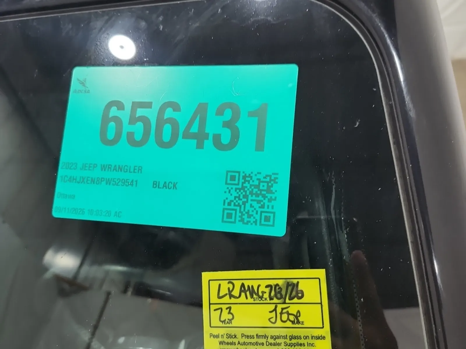 Inventory Label Photo