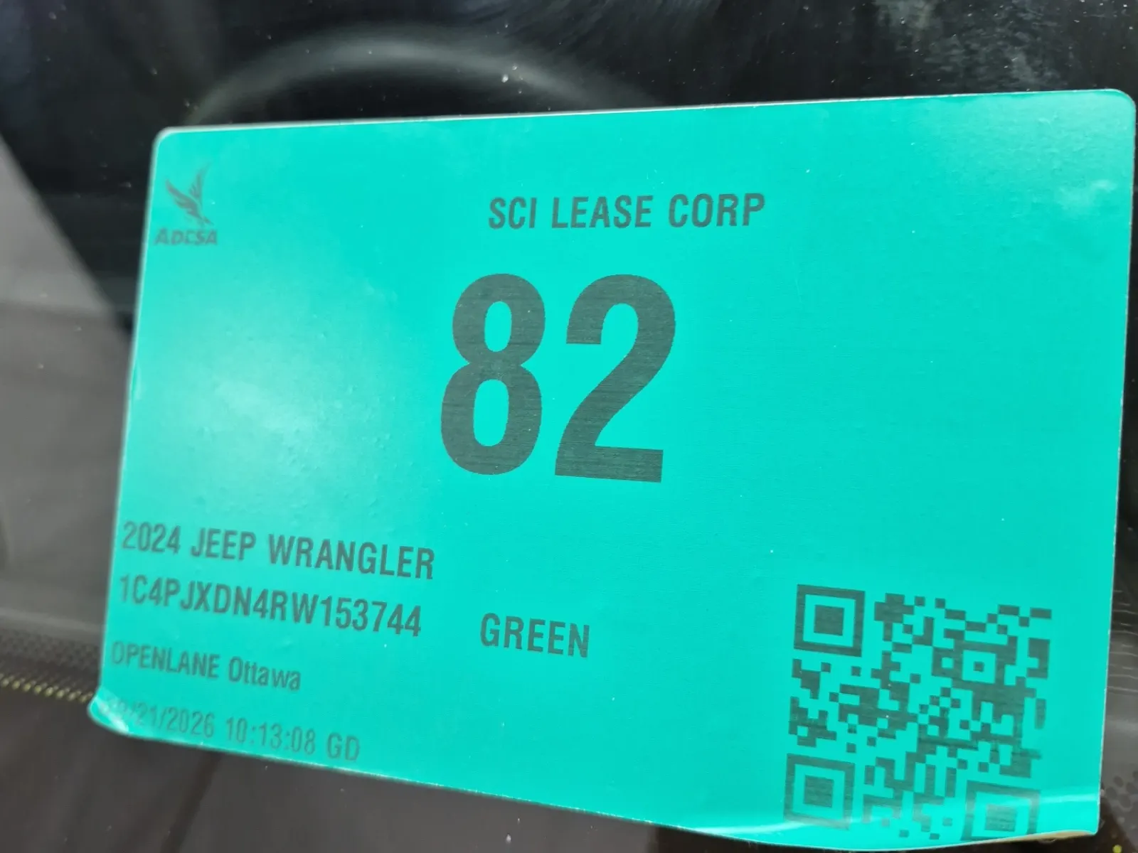 Inventory Label Photo