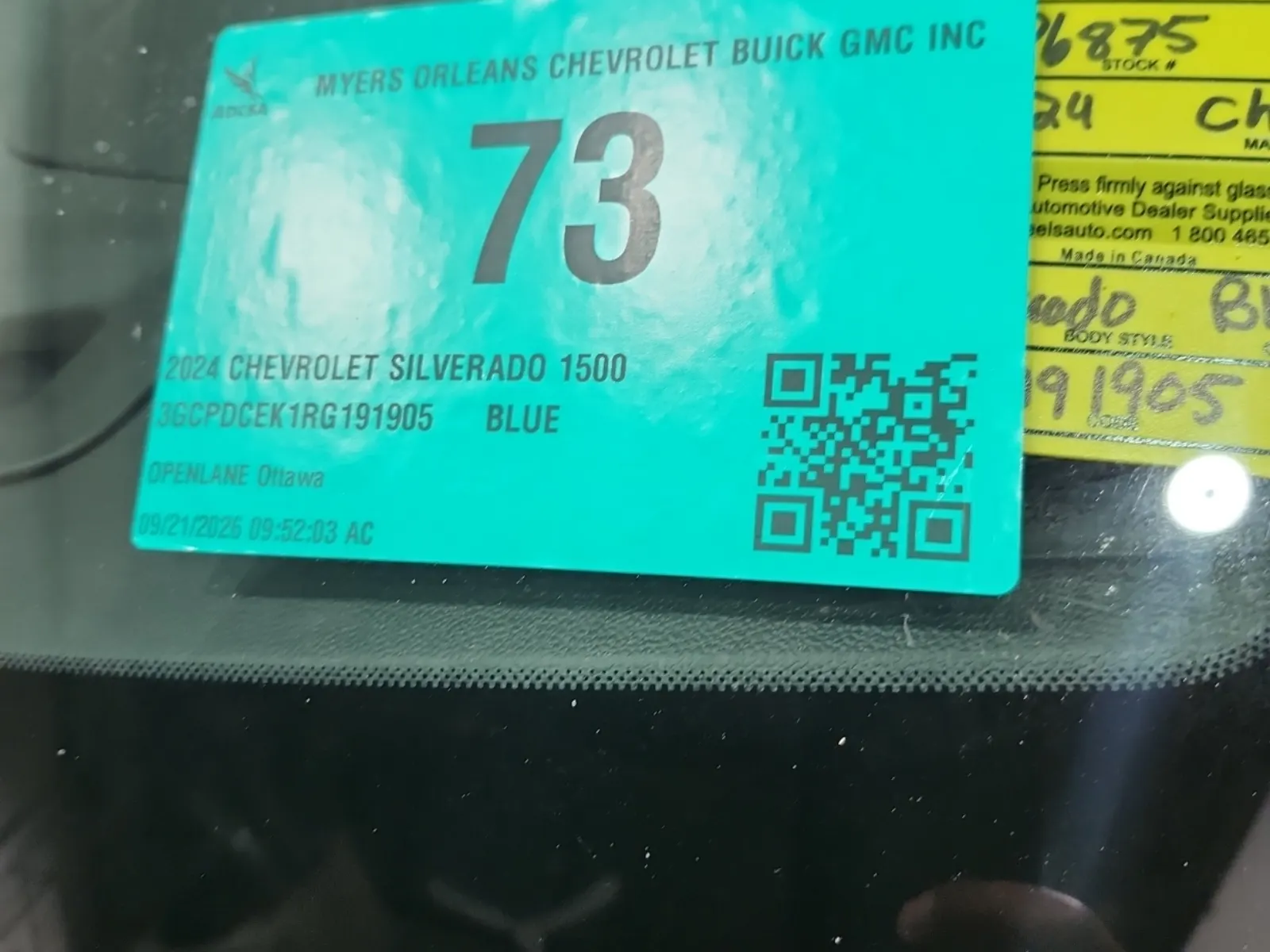Inventory Label Photo