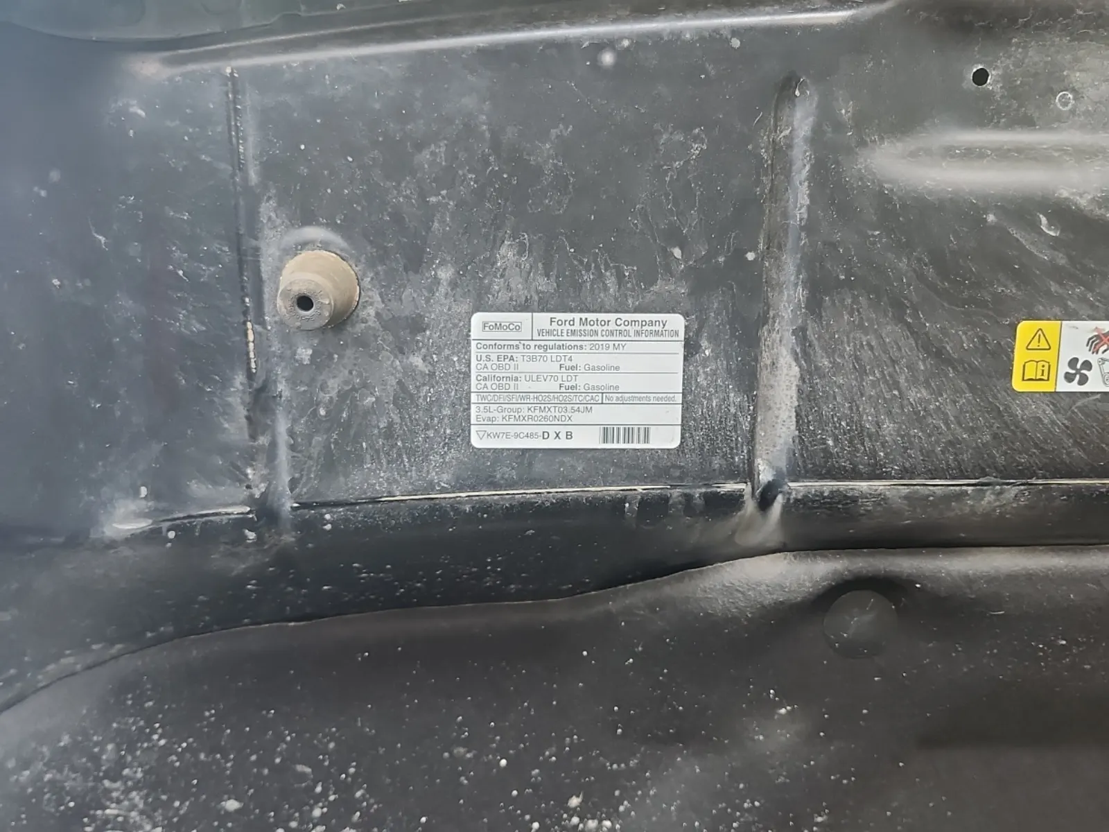 Emission Sticker Photo