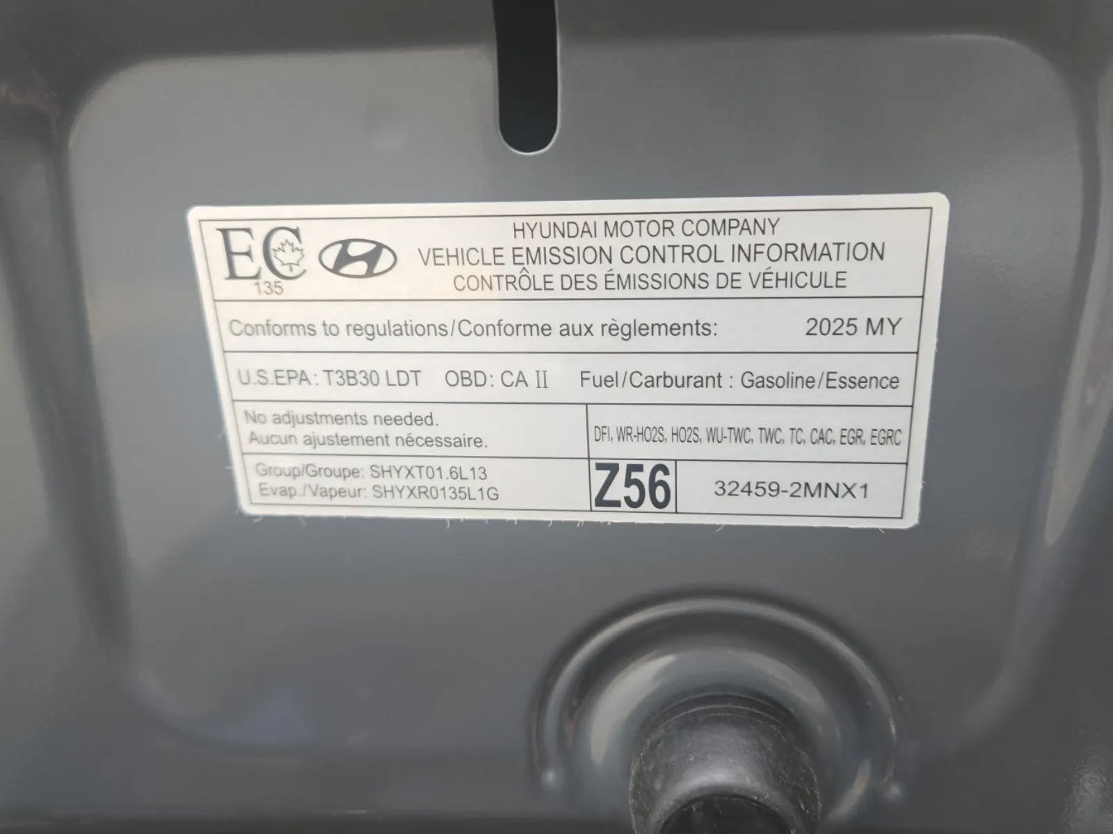 Emission Sticker Photo