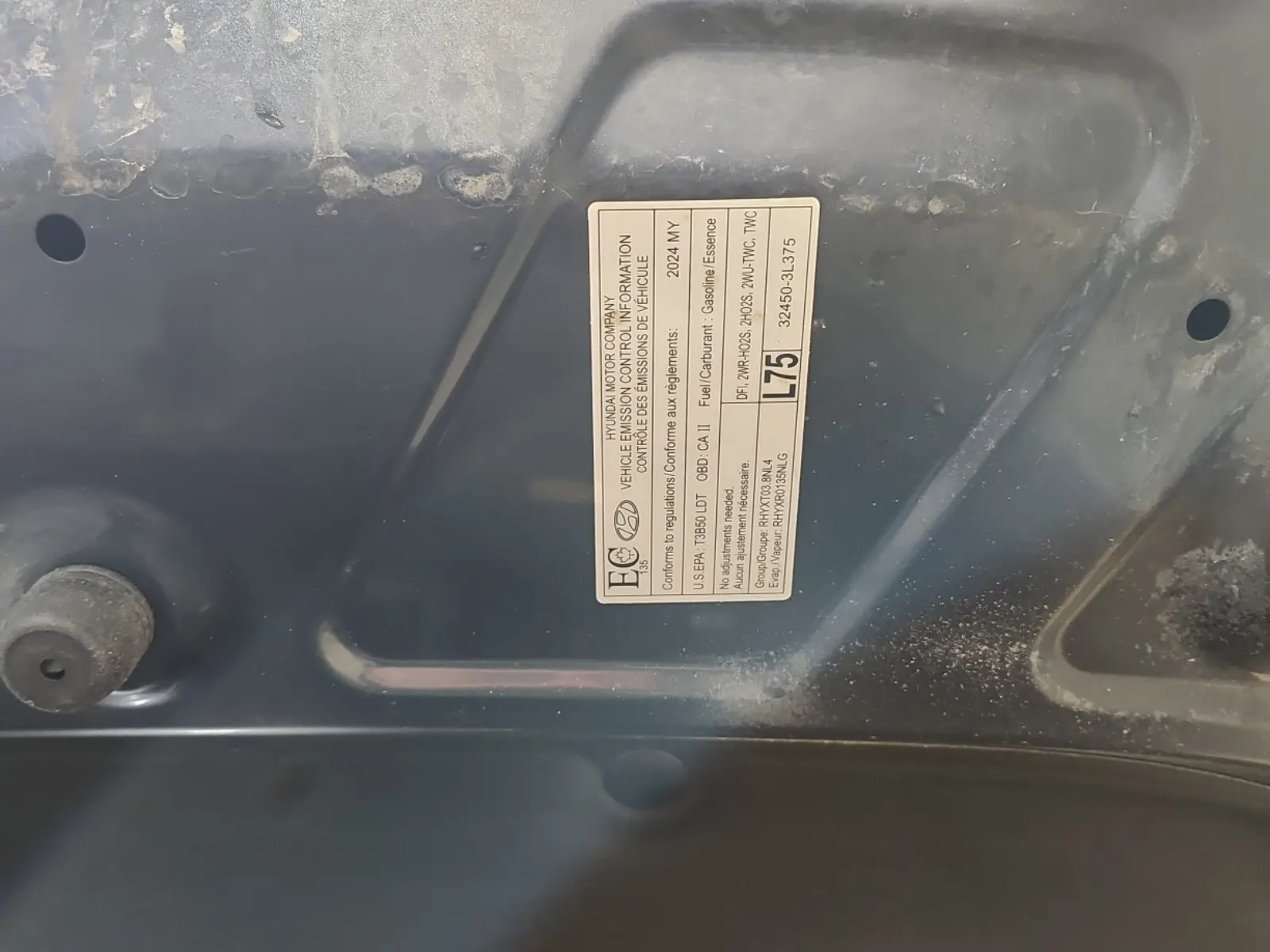 Emission Sticker Photo
