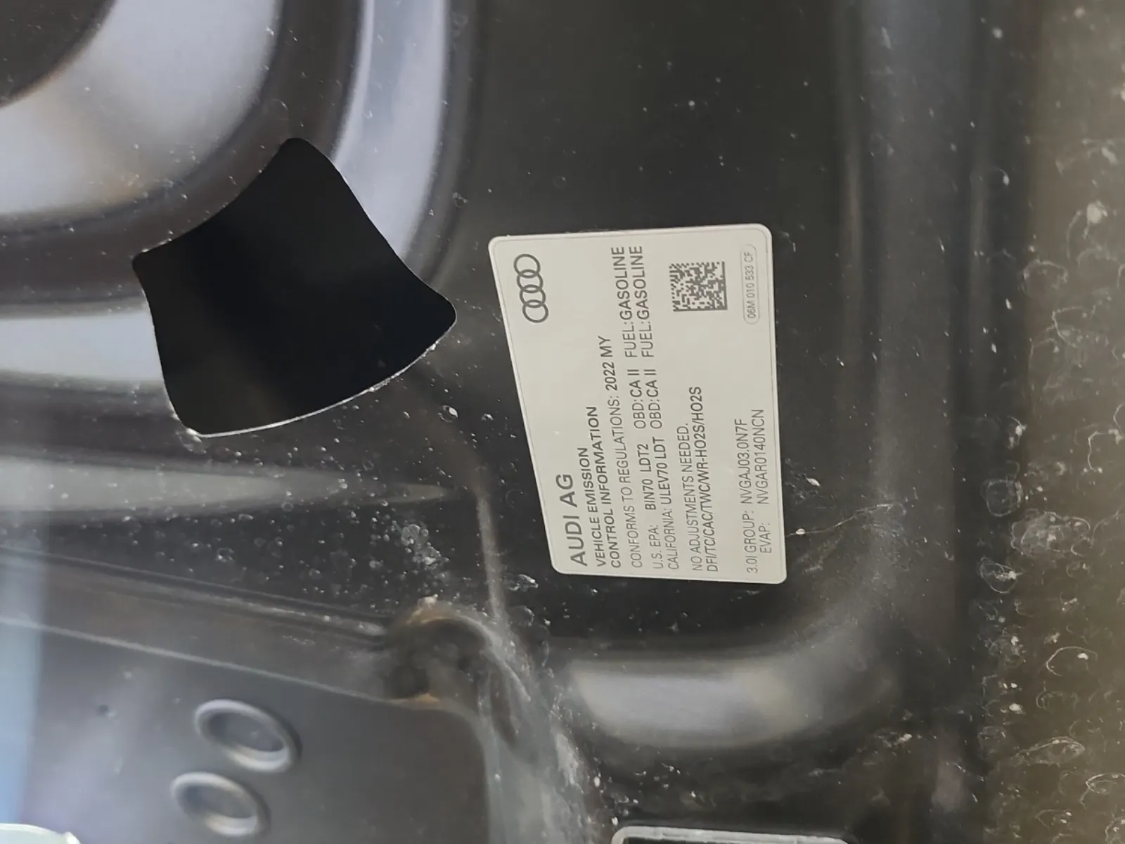 Emission Sticker Photo