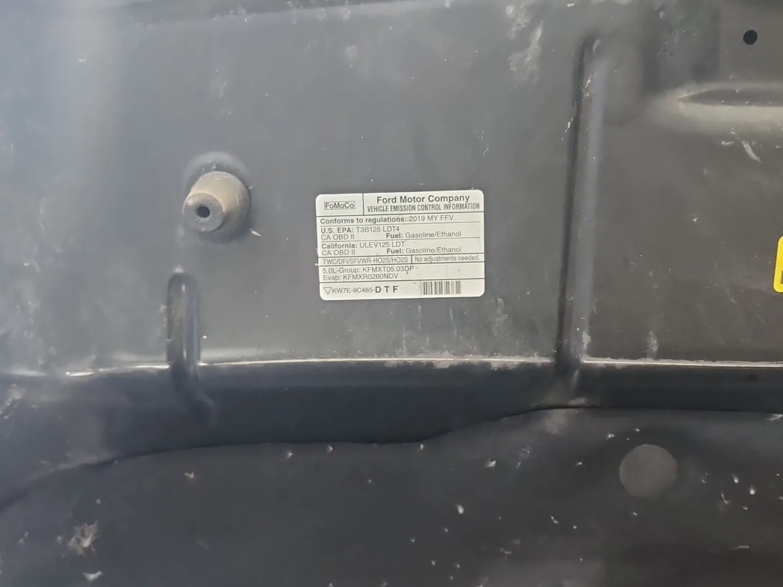 Emission Sticker Photo