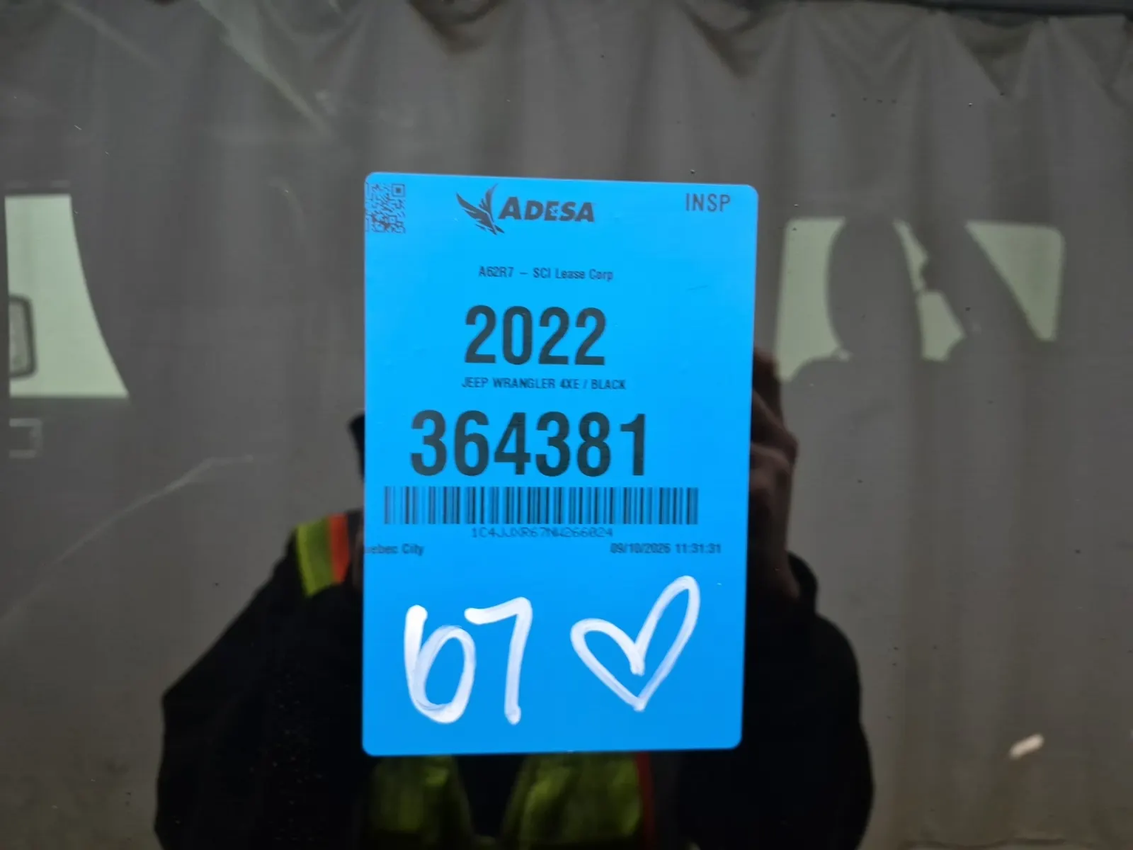 Inventory Label Photo