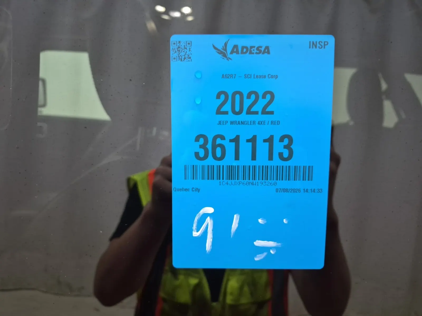Inventory Label Photo