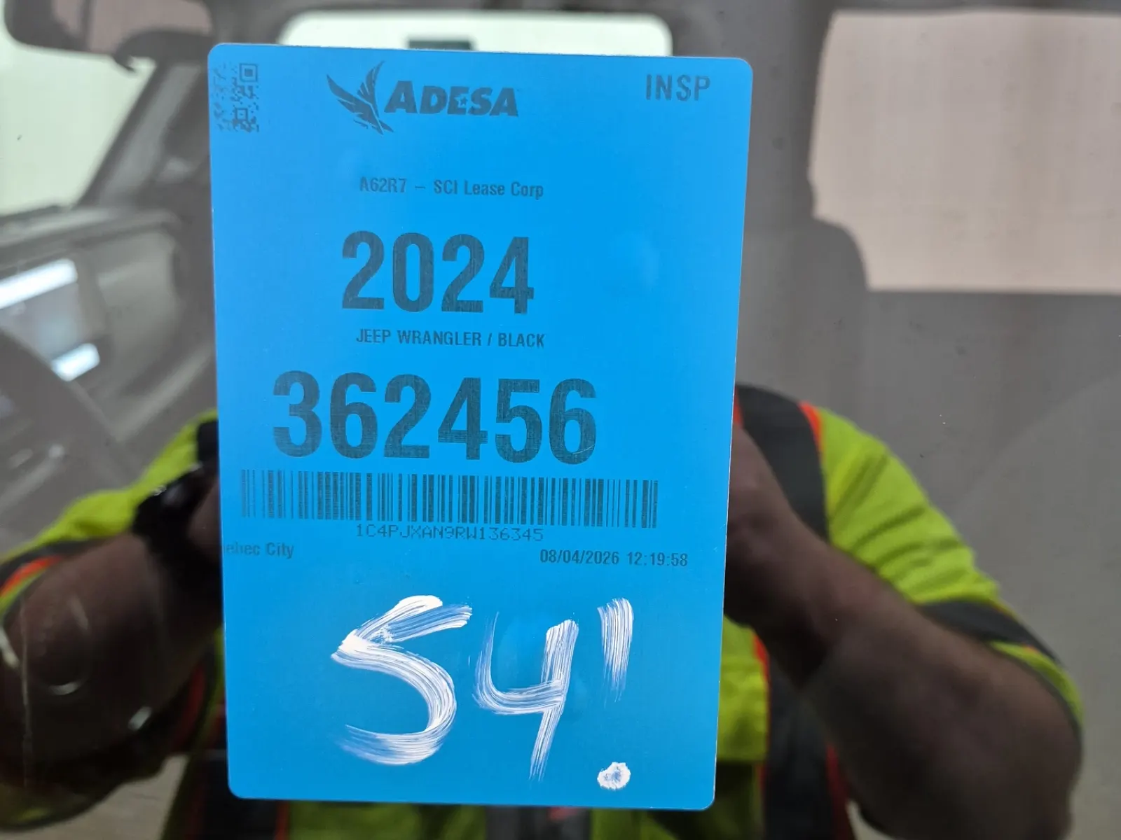 Inventory Label Photo