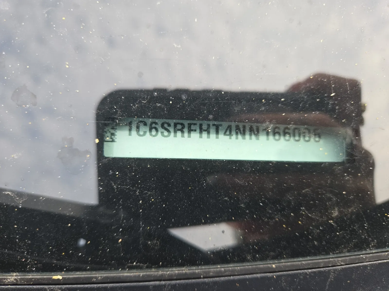 Dash VIN Plate Photo