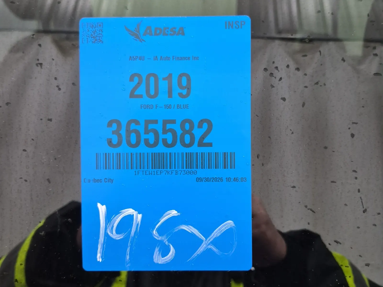 Inventory Label Photo