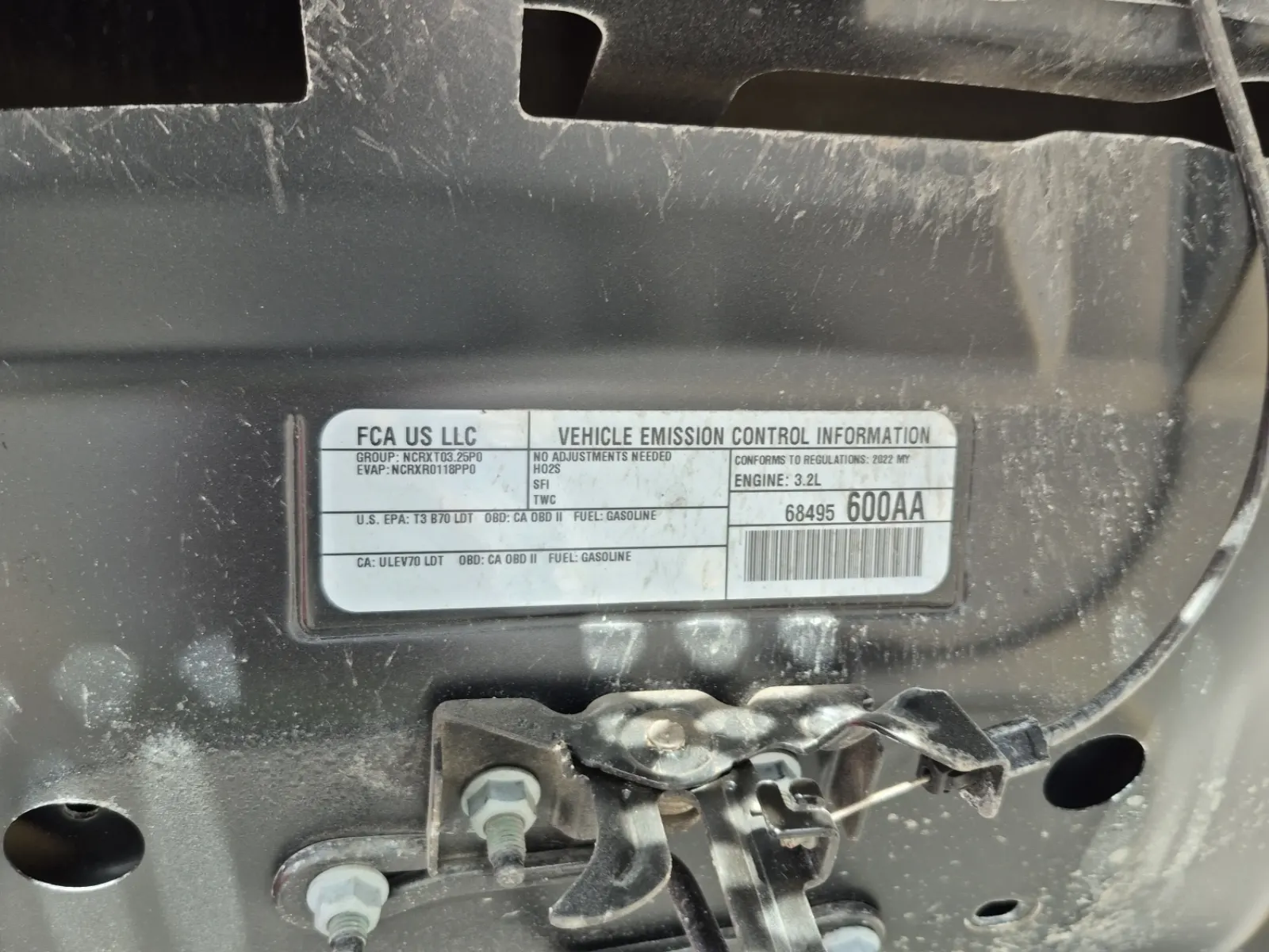 Emission Sticker Photo