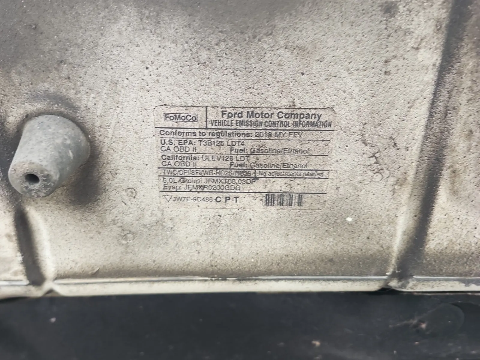 Emission Sticker Photo