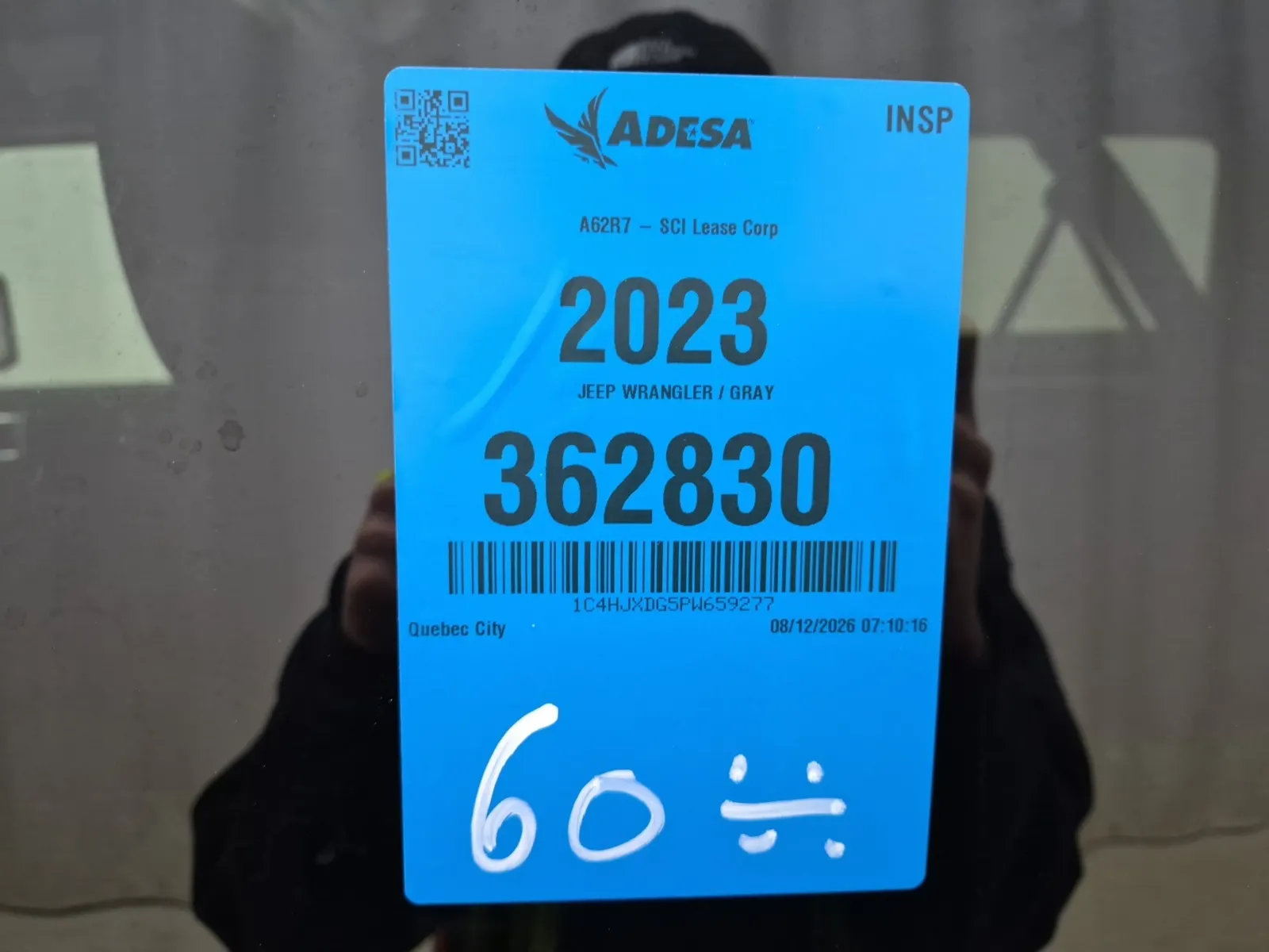 Inventory Label Photo