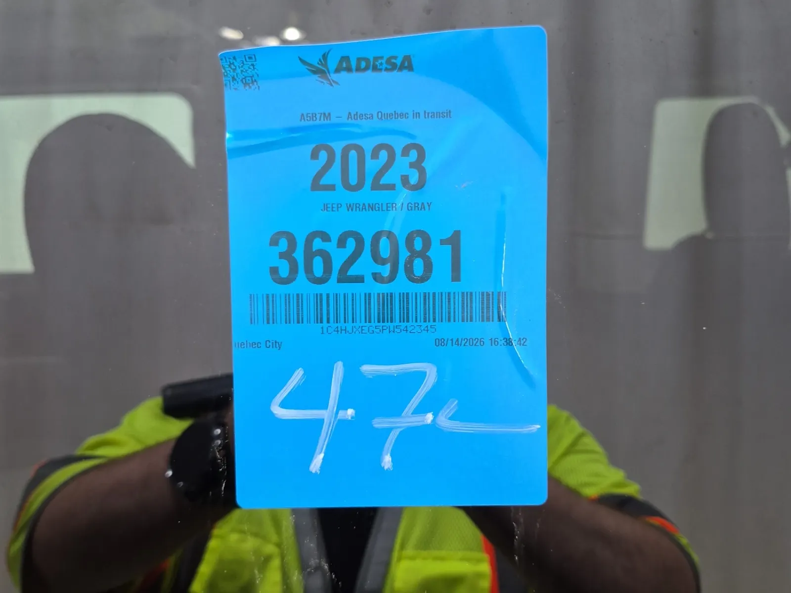 Inventory Label Photo