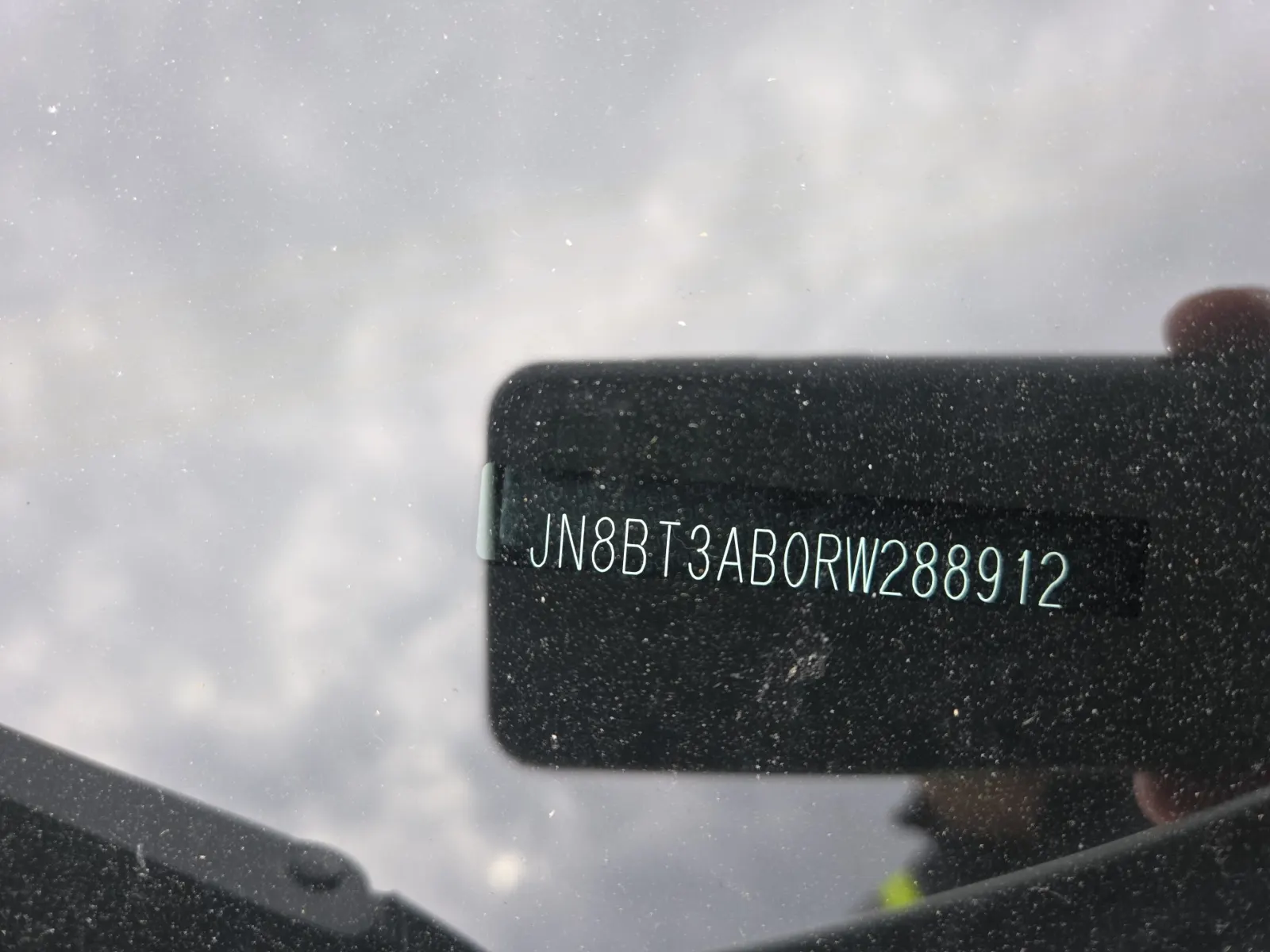 Dash VIN Plate Photo