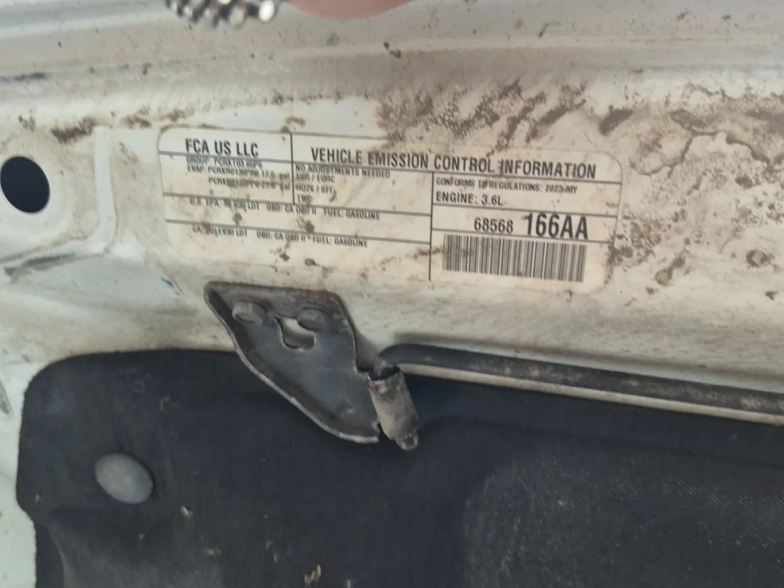 Emission Sticker Photo