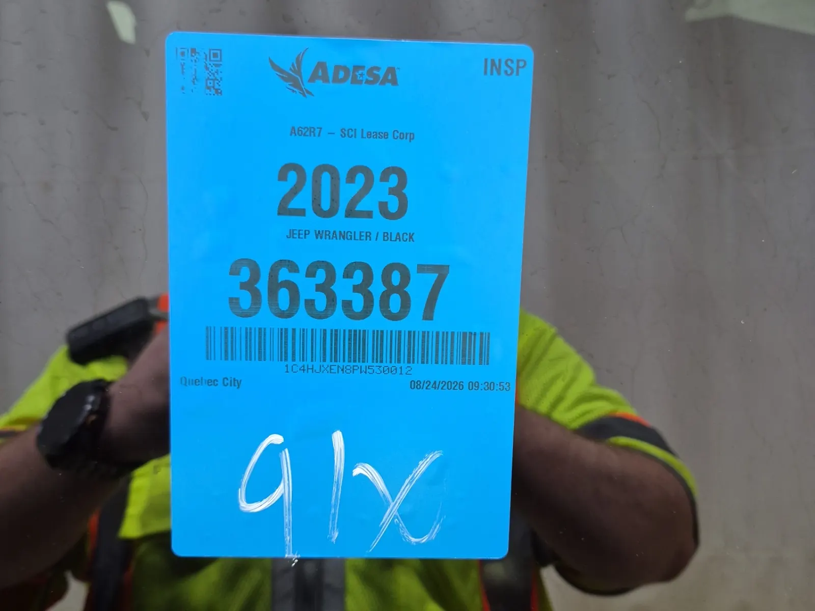 Inventory Label Photo