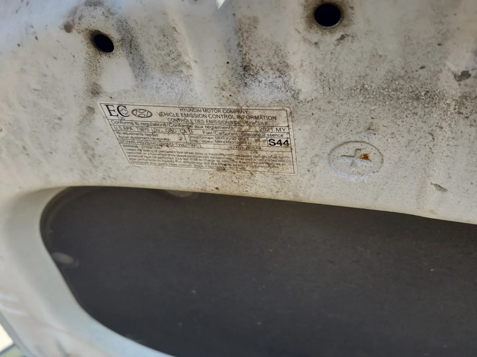Emission Sticker Photo