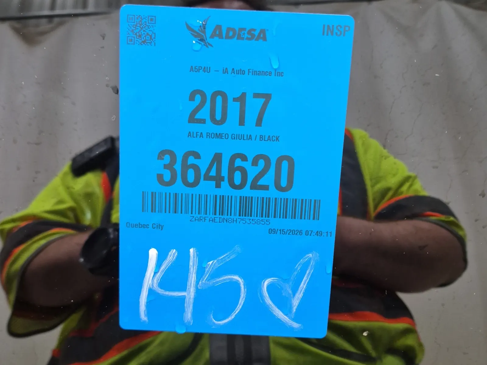 Inventory Label Photo