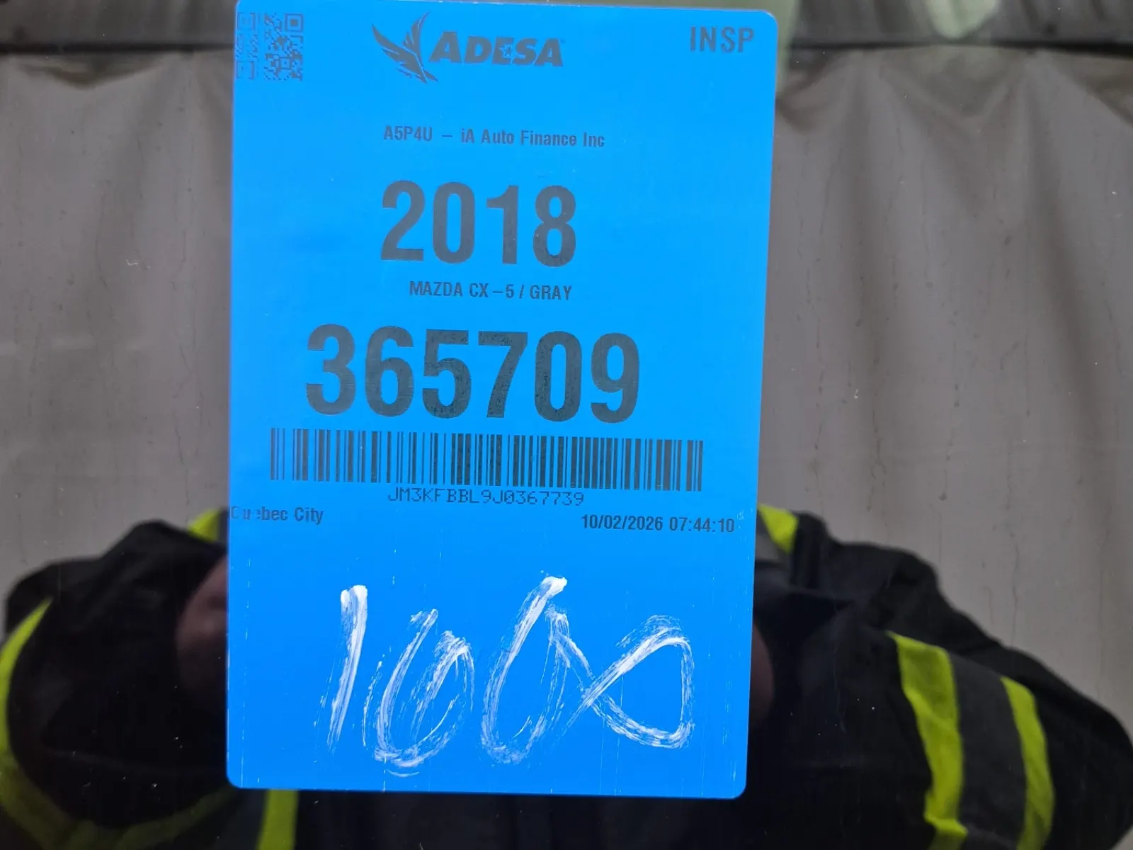 Inventory Label Photo
